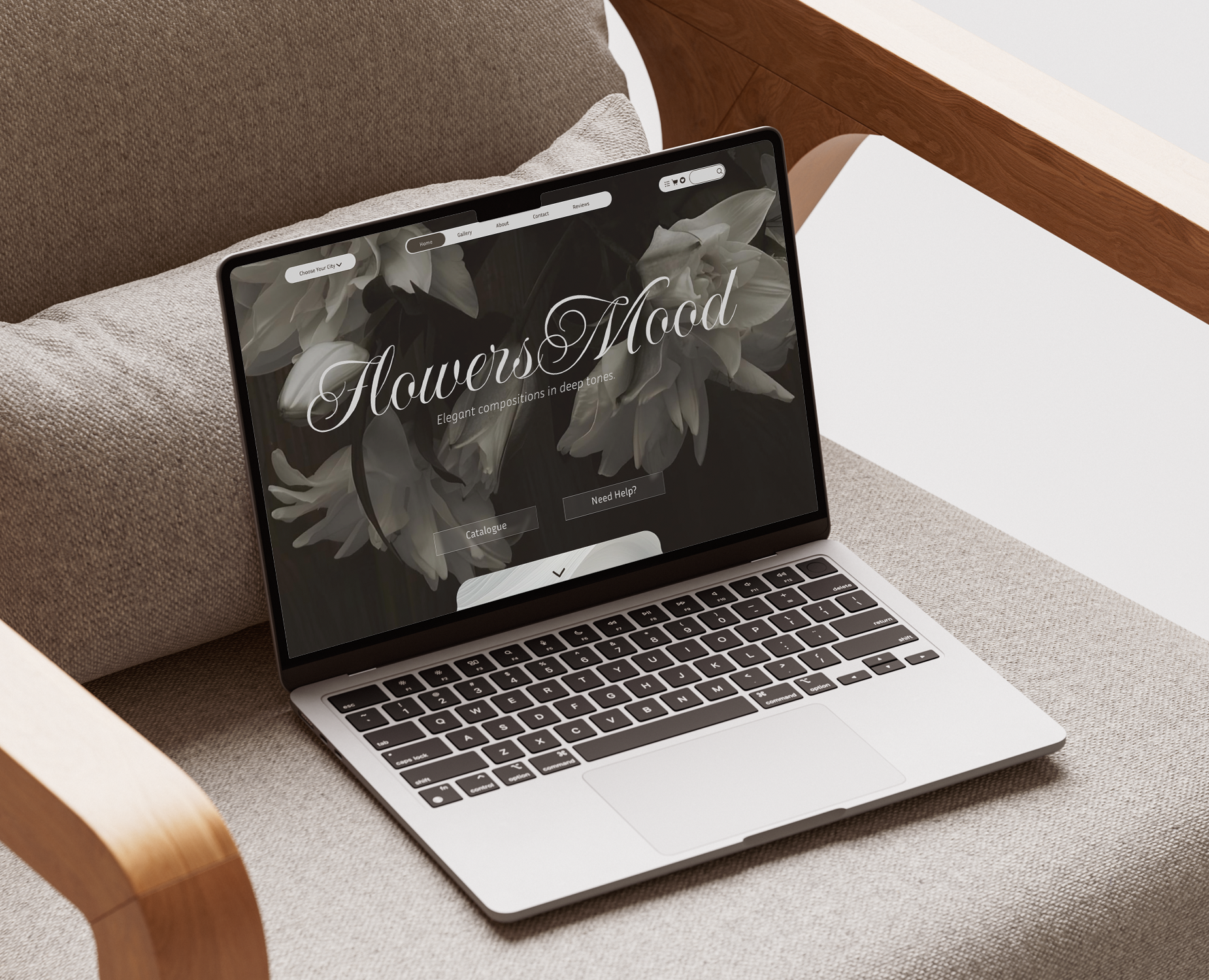 FlowersMood — Интерфейсы на Dprofile