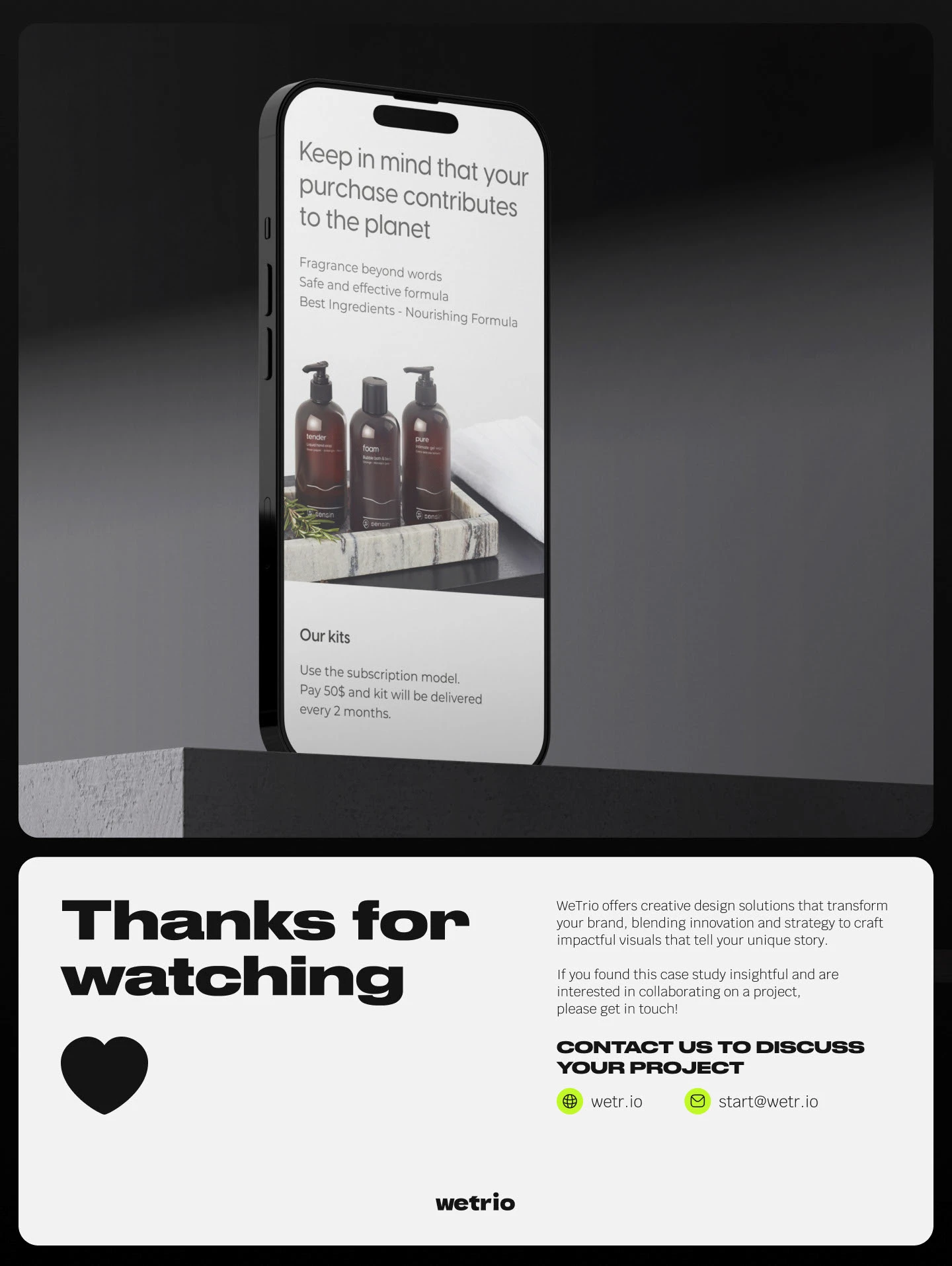 Sensin — caйт для премиального бренда — Изображение №4 — Интерфейсы на Dprofile