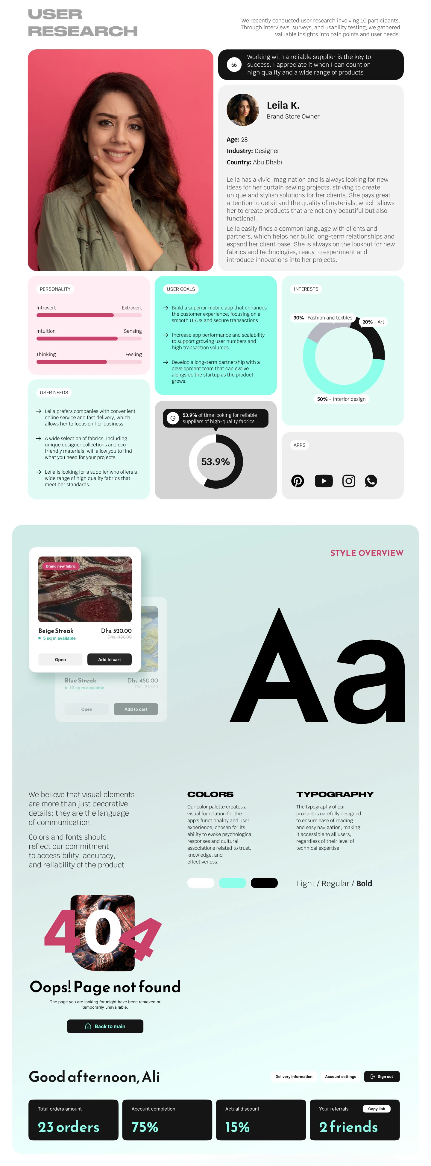 House of Fabrics – редизайн онлайн-магазина — Изображение №3 — Интерфейсы, Брендинг на Dprofile