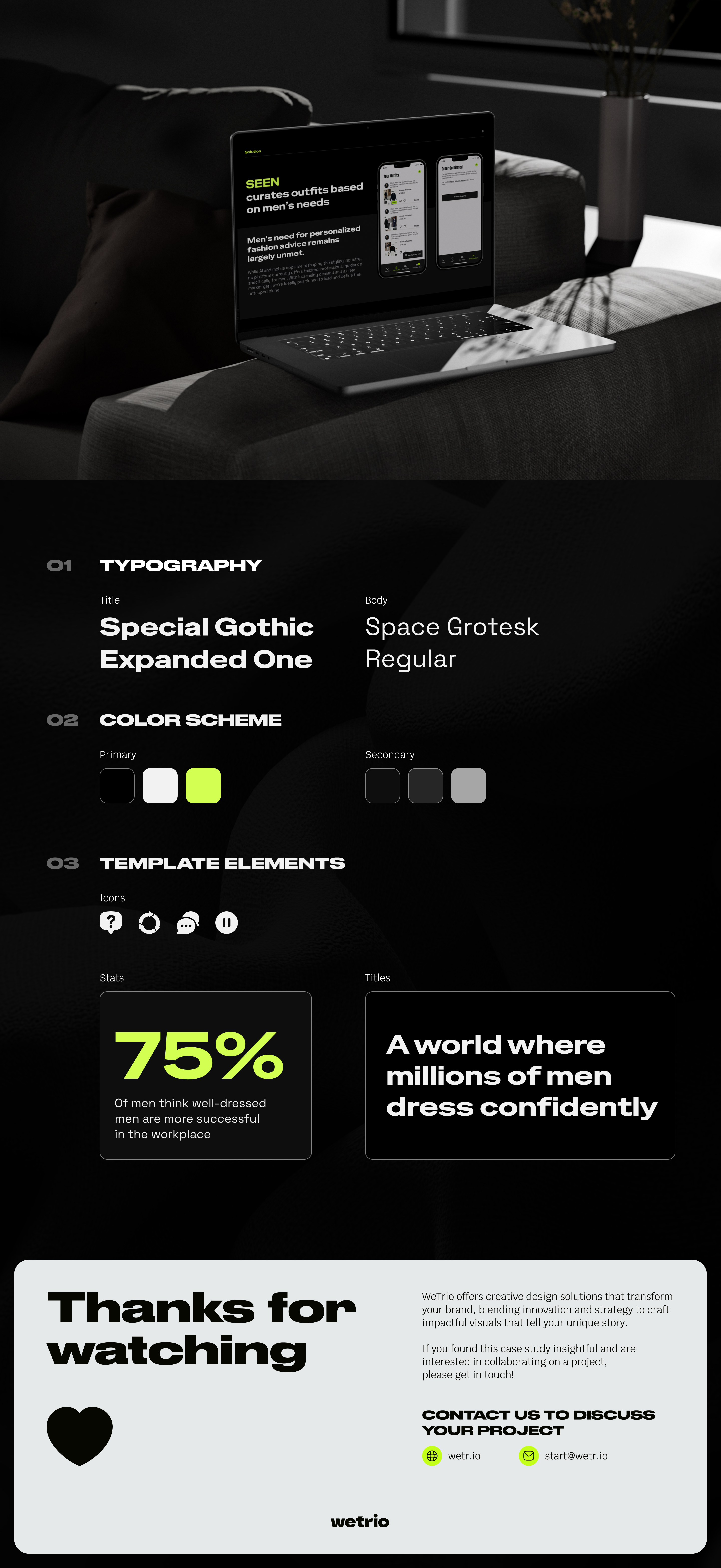 SEEN – Презентация для инвесторов (Pitch Deck) — Изображение №5 — Интерфейсы, Маркетинг на Dprofile