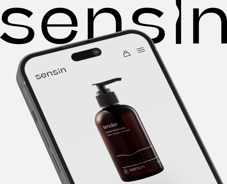 Sensin — caйт для премиального бренда — Интерфейсы на Dprofile
