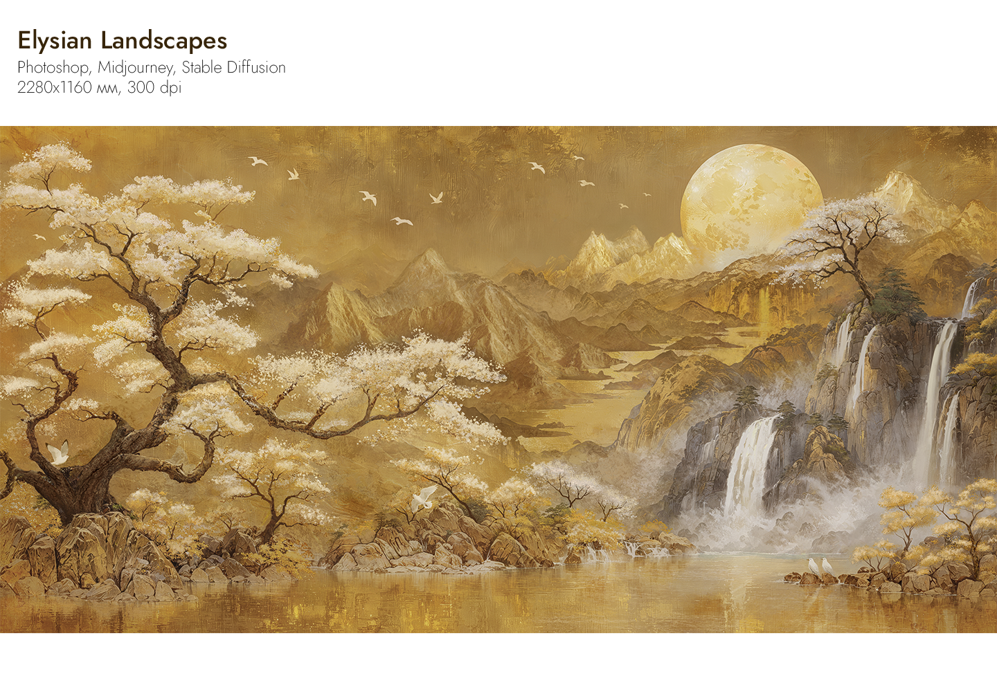 "TERRA AUREA" коллекция картин — Изображение №3 — Иллюстрация на Dprofile