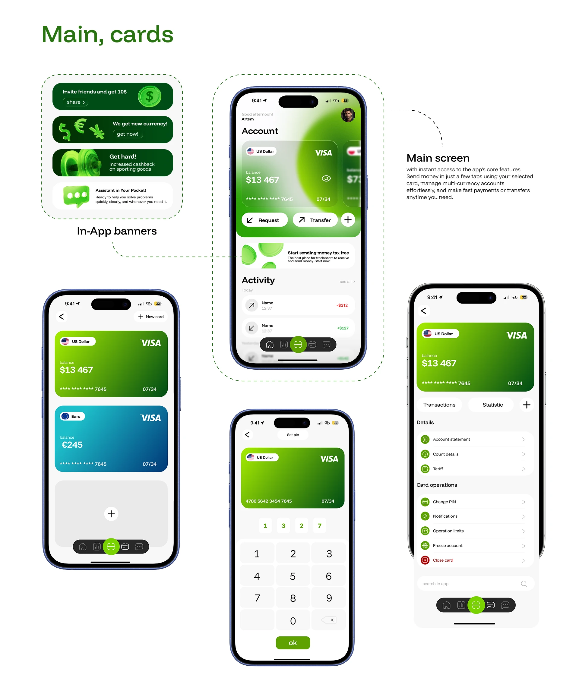 Nexora | UX/UI Banking app — Изображение №6 — Интерфейсы на Dprofile