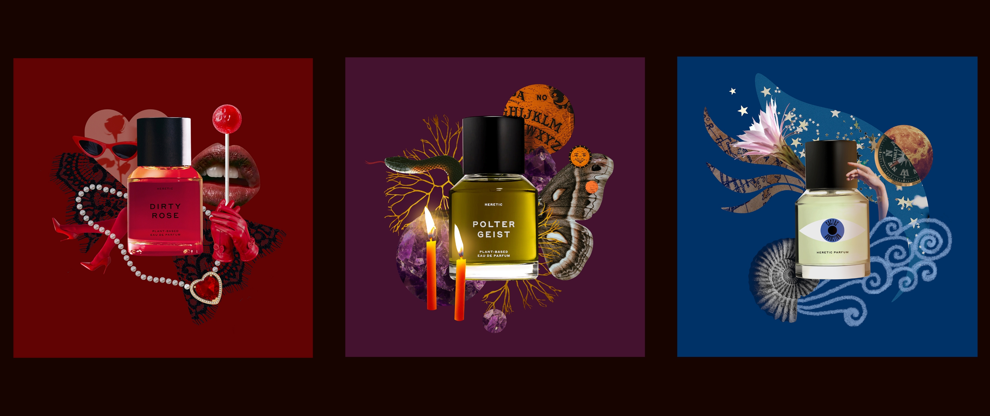 Коллажи к парфюмам Heretic — Изображение №4 — Иллюстрация, Графика на Dprofile