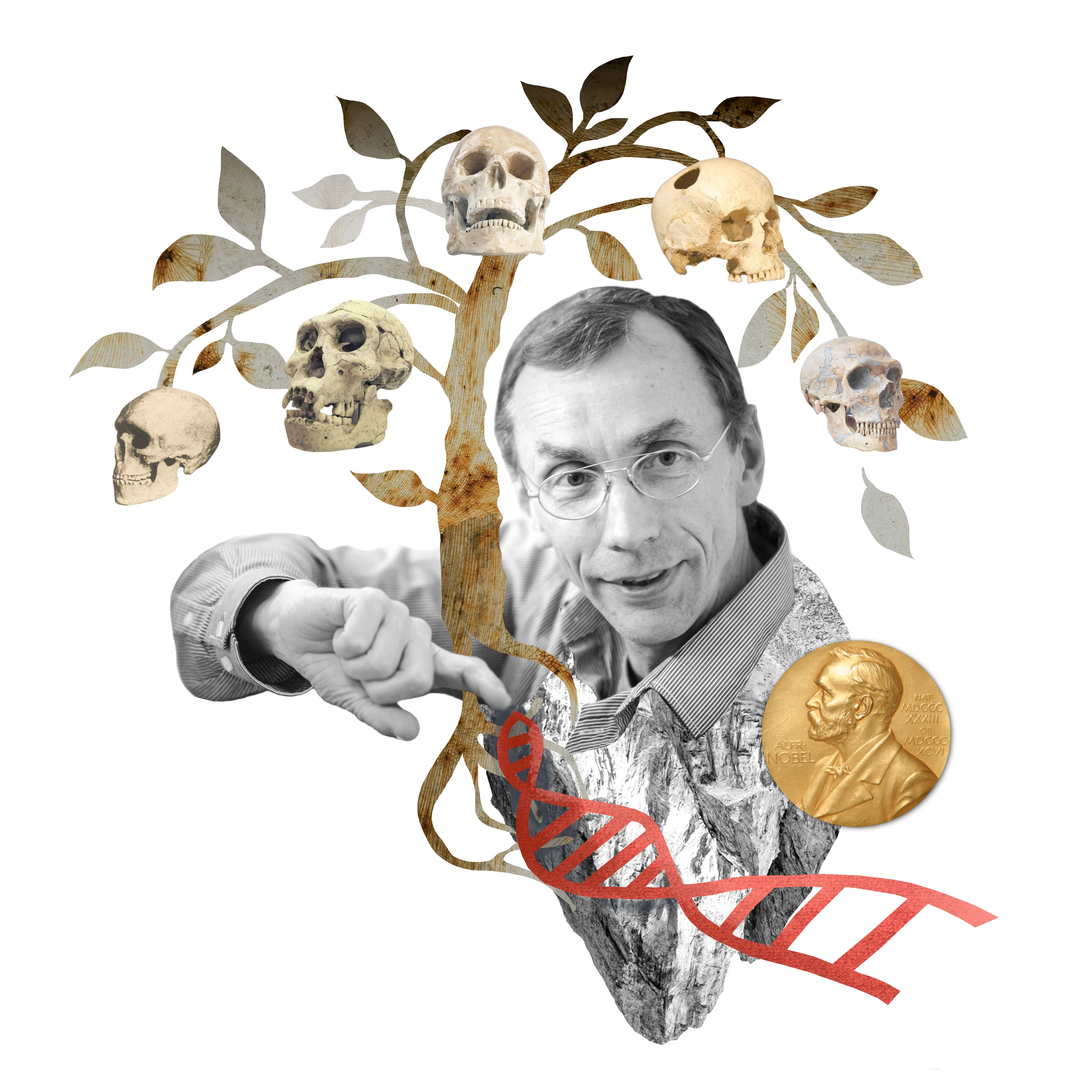 Коллажные портреты нобелевских лауреатов — Изображение №1 — Иллюстрация, Графика на Dprofile