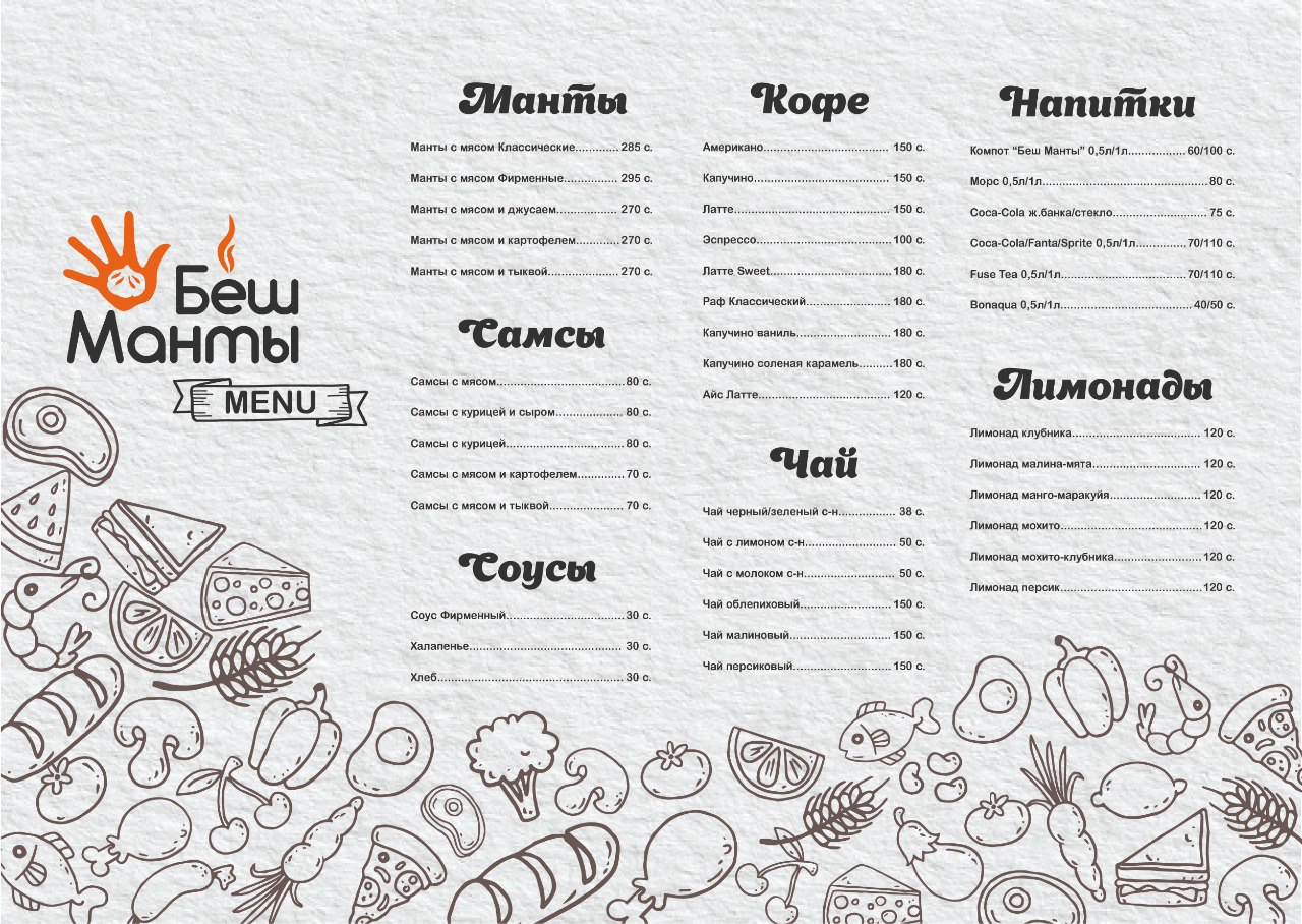 Меню для кафе и ресторанов — Изображение №2 — Графика на Dprofile