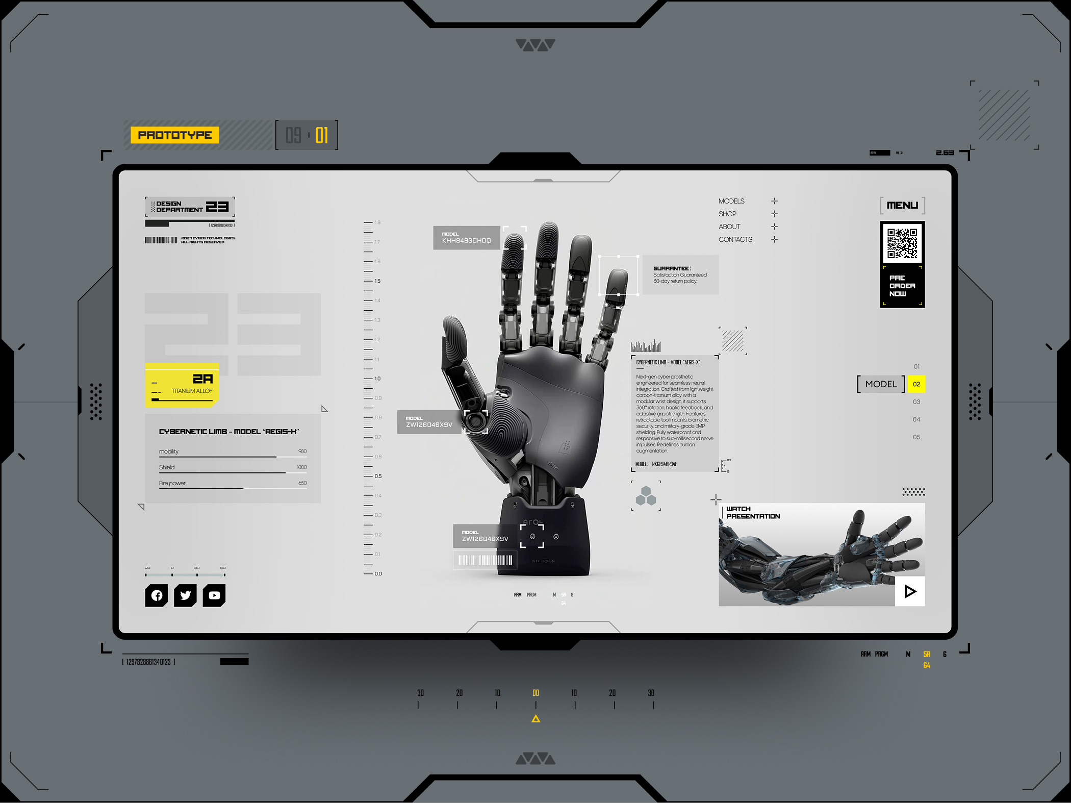 SCI-FI Ui [practice] — Изображение №2 — Интерфейсы, Иллюстрация на Dprofile