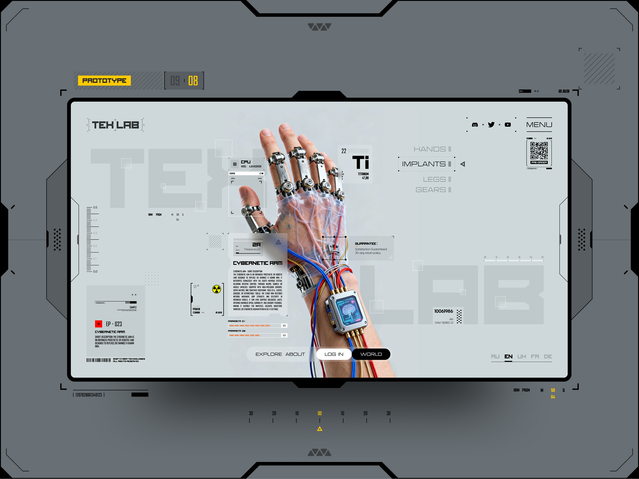 SCI-FI Ui [practice] — Изображение №9 — Интерфейсы, Иллюстрация на Dprofile