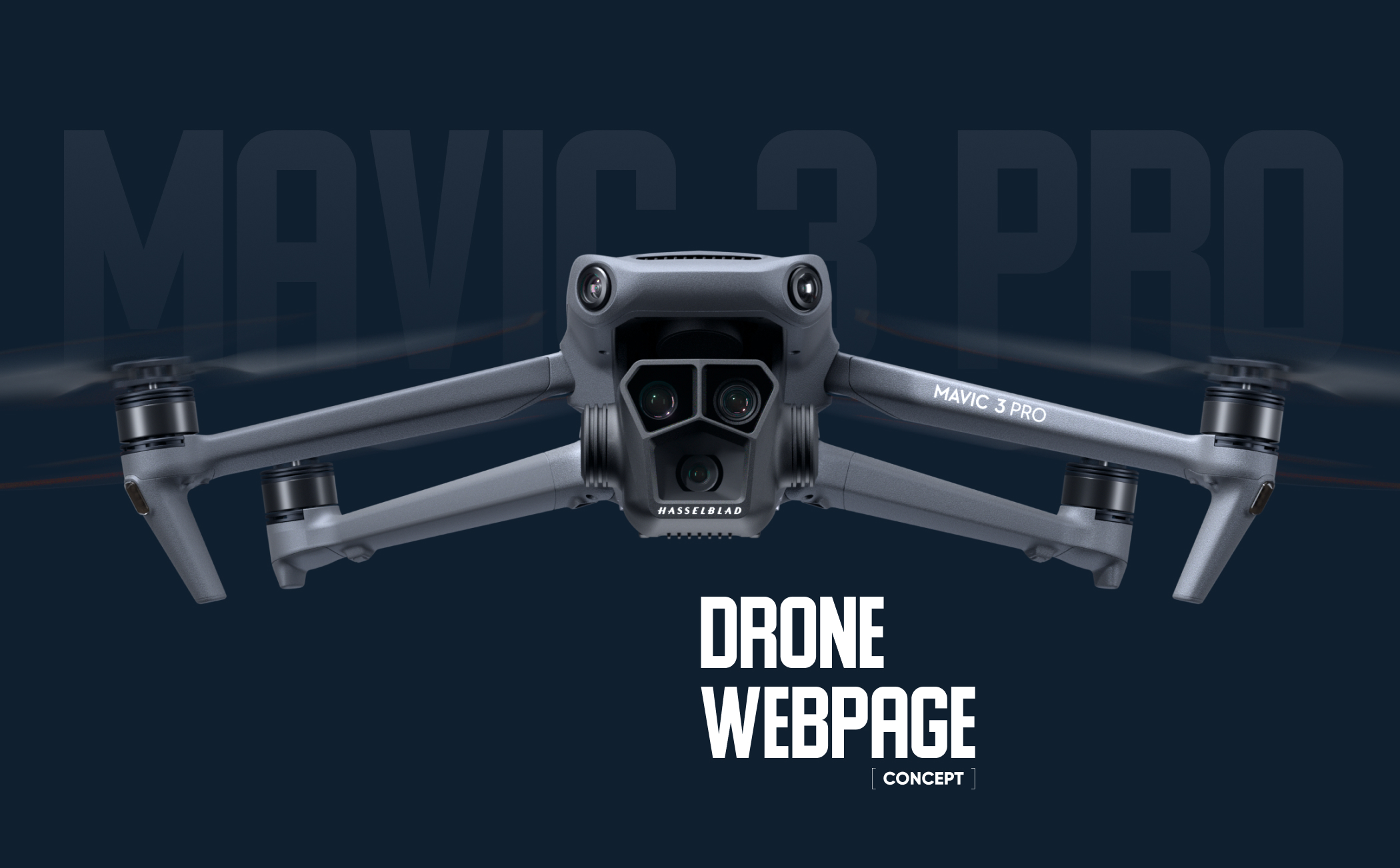 Mavic 3 Pro - концепт страницы — Изображение №1 — Интерфейсы на Dprofile