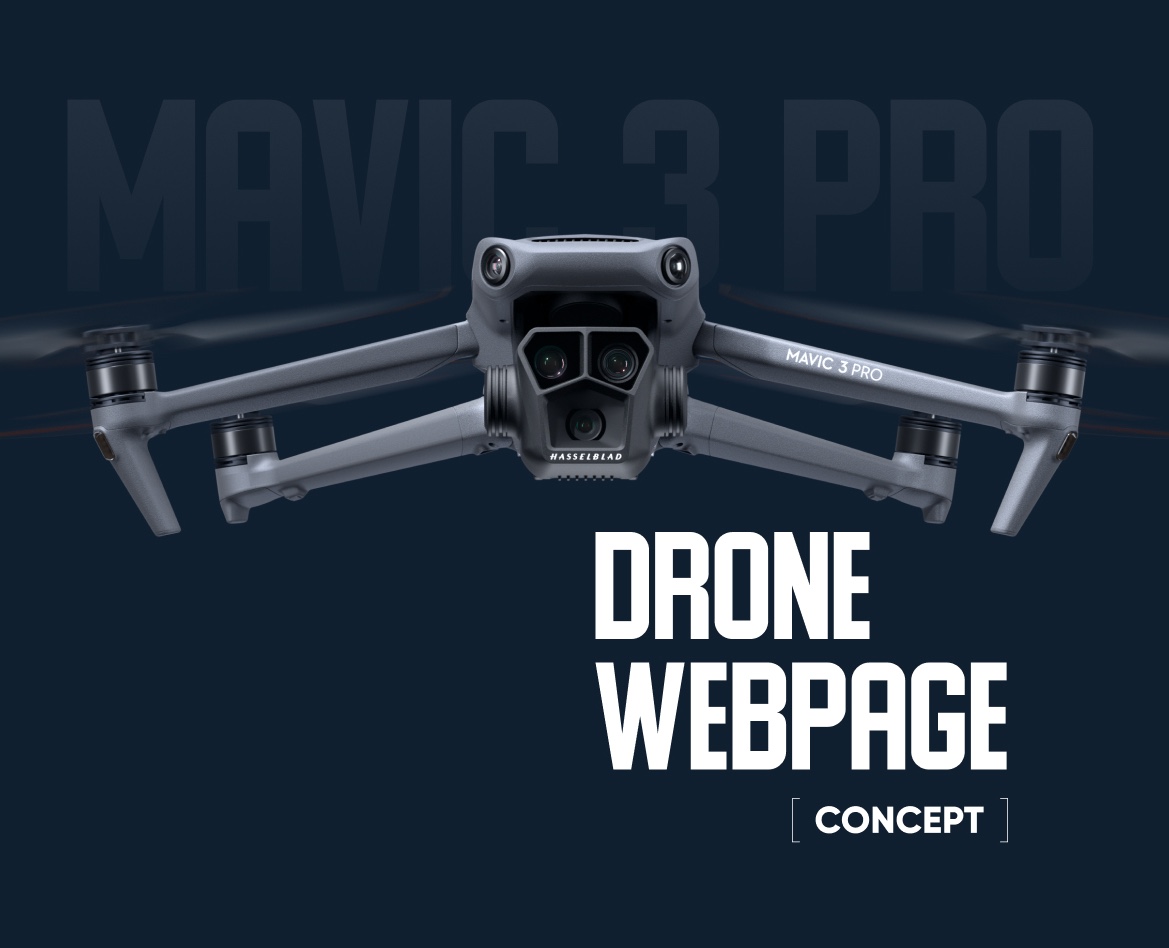 Mavic 3 Pro - концепт страницы — Интерфейсы на Dprofile