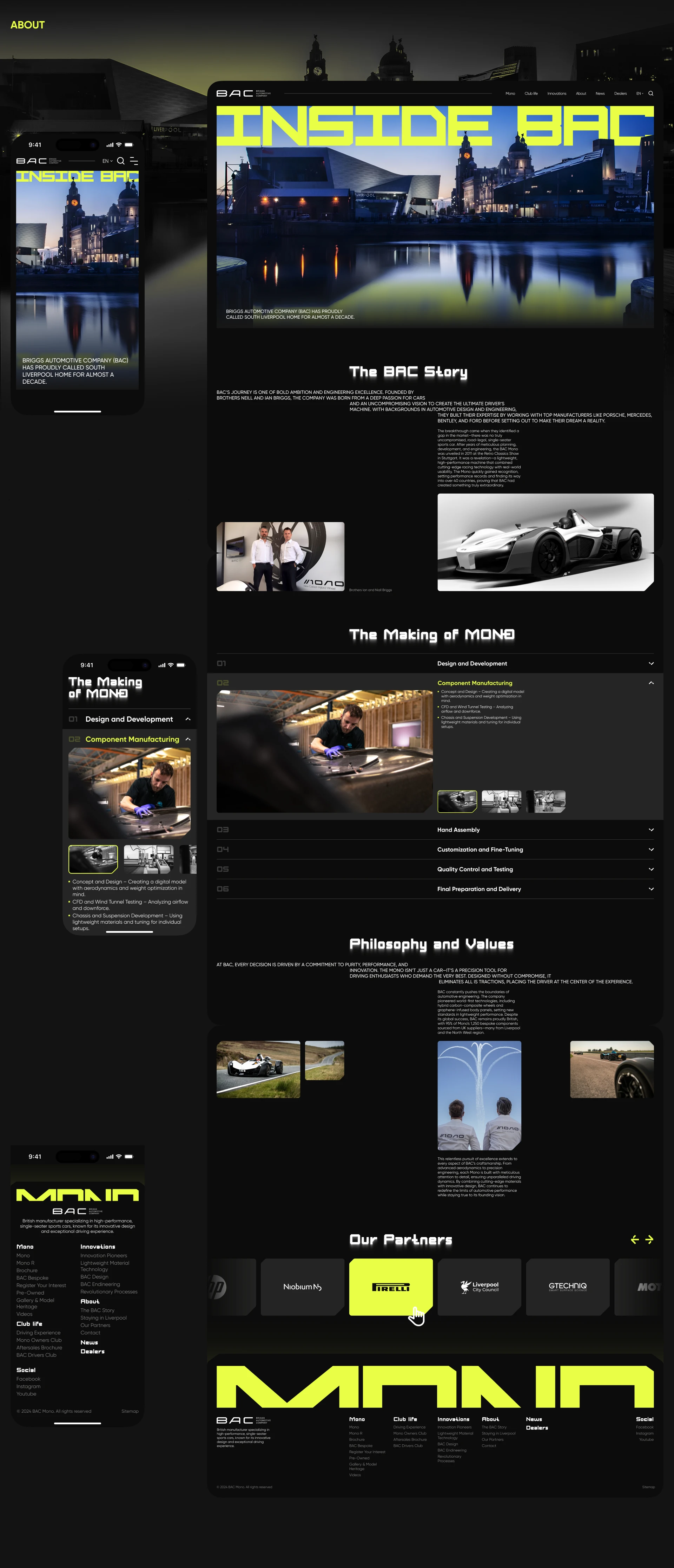 BAC MONO | Corporate website — Изображение №8 — Интерфейсы, Анимация на Dprofile