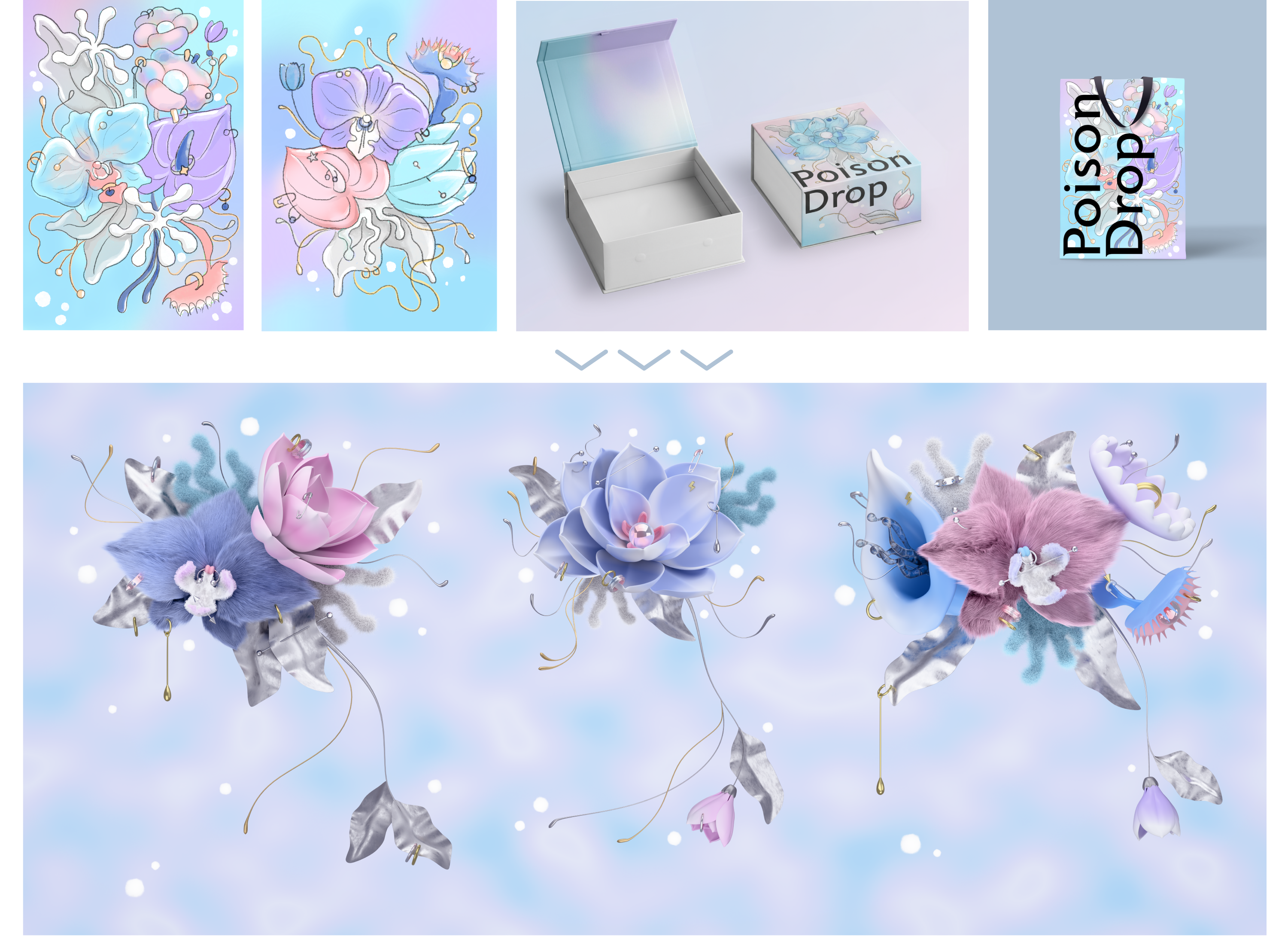 Упаковка Poison Drop — Изображение №2 — Брендинг, Иллюстрация на Dprofile