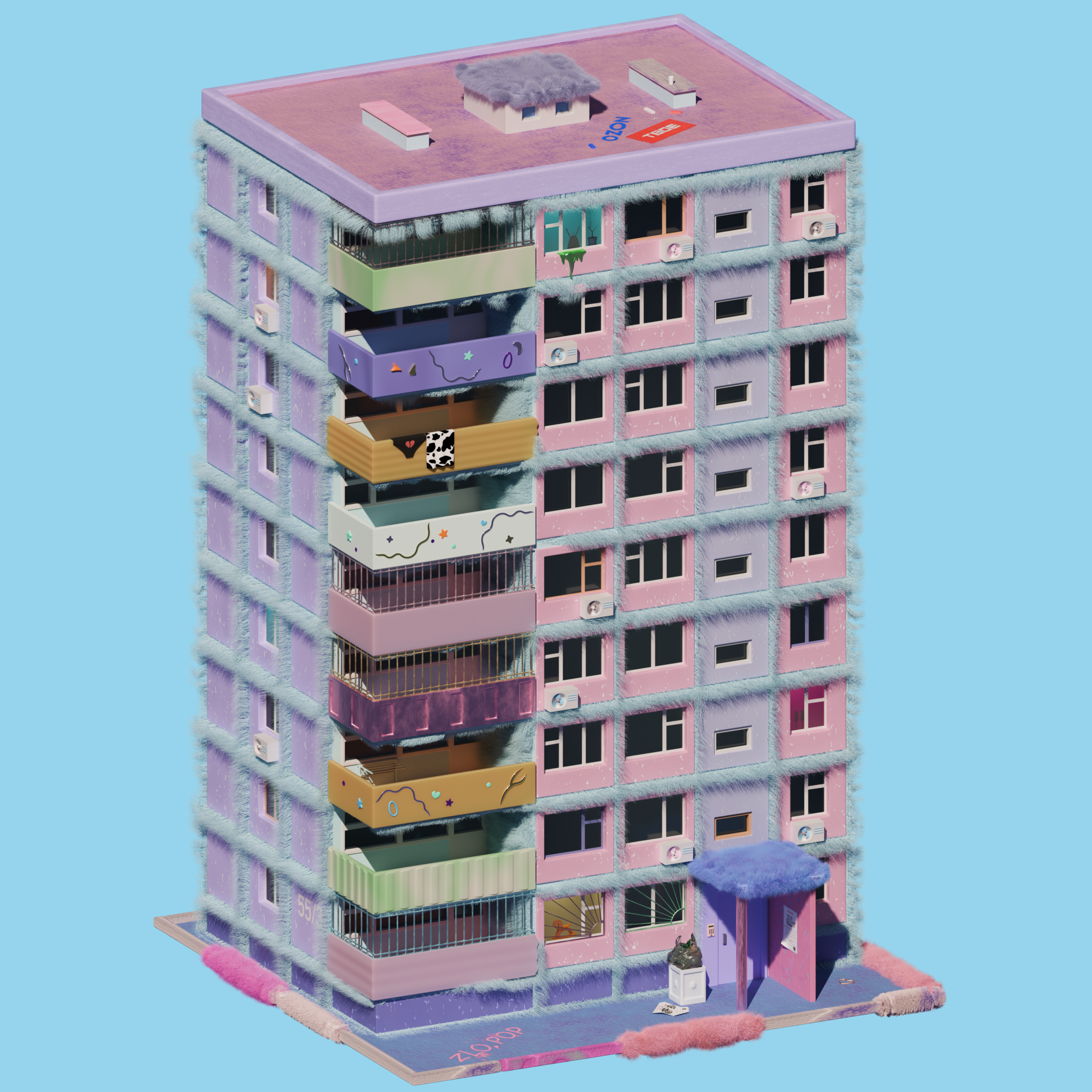 Коллаборация ТВОЕ х OZON — Изображение №3 — Брендинг, Иллюстрация на Dprofile