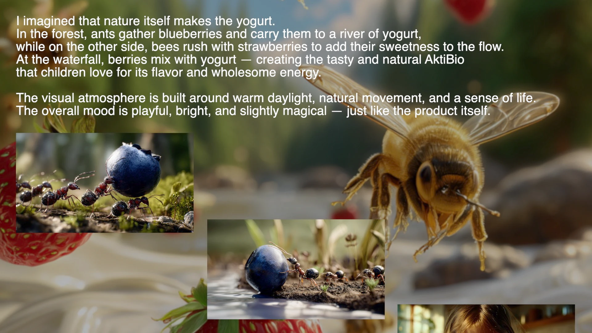 Aktibio yogurt | AI advertising — Изображение №2 — 3D, Анимация на Dprofile