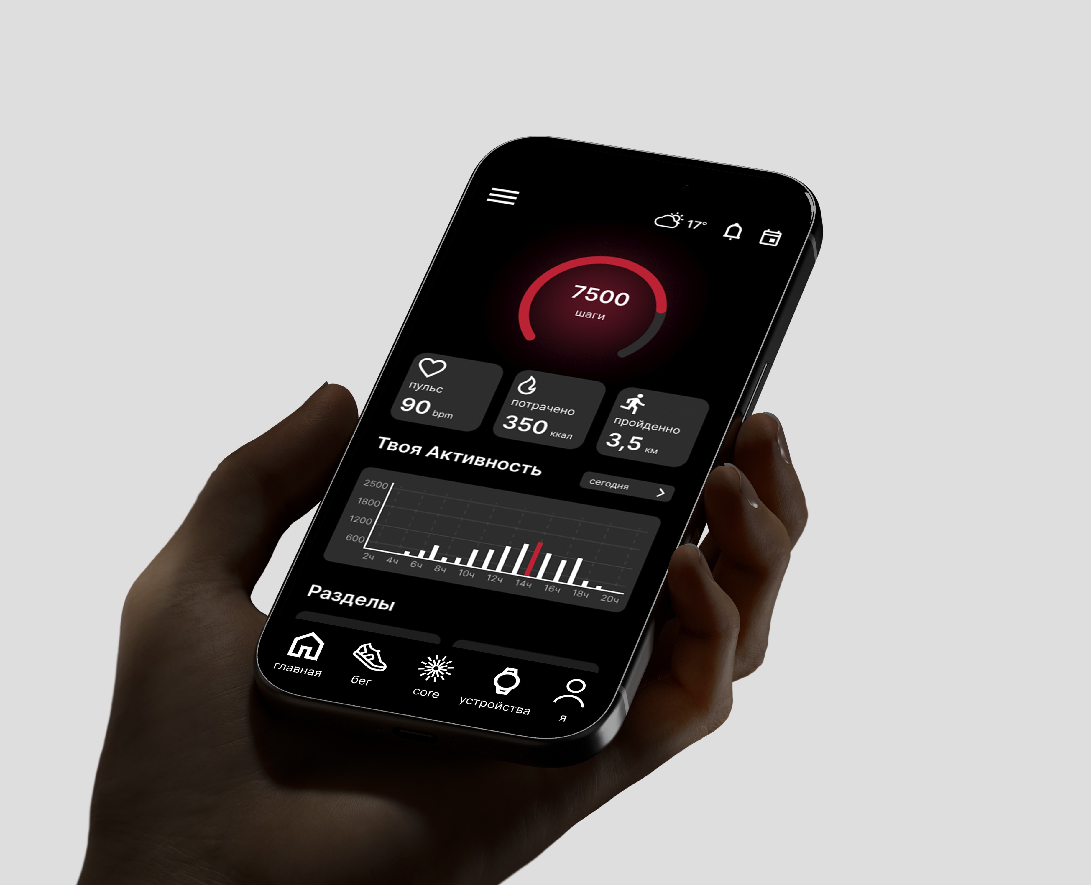 BIOMACHINE CORE APP — Интерфейсы на Dprofile