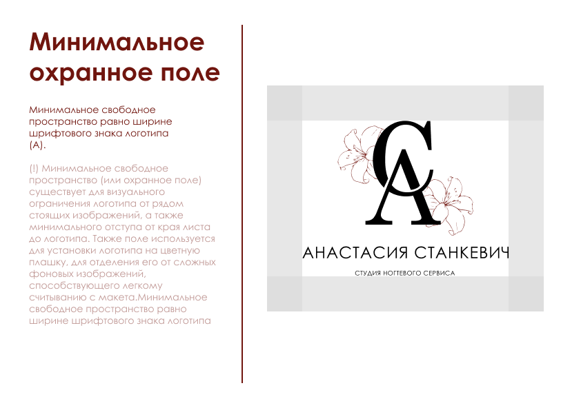 Фирменный стиль для студии "Анастасия Станкевич" — Изображение №5 — Интерфейсы, Брендинг на Dprofile