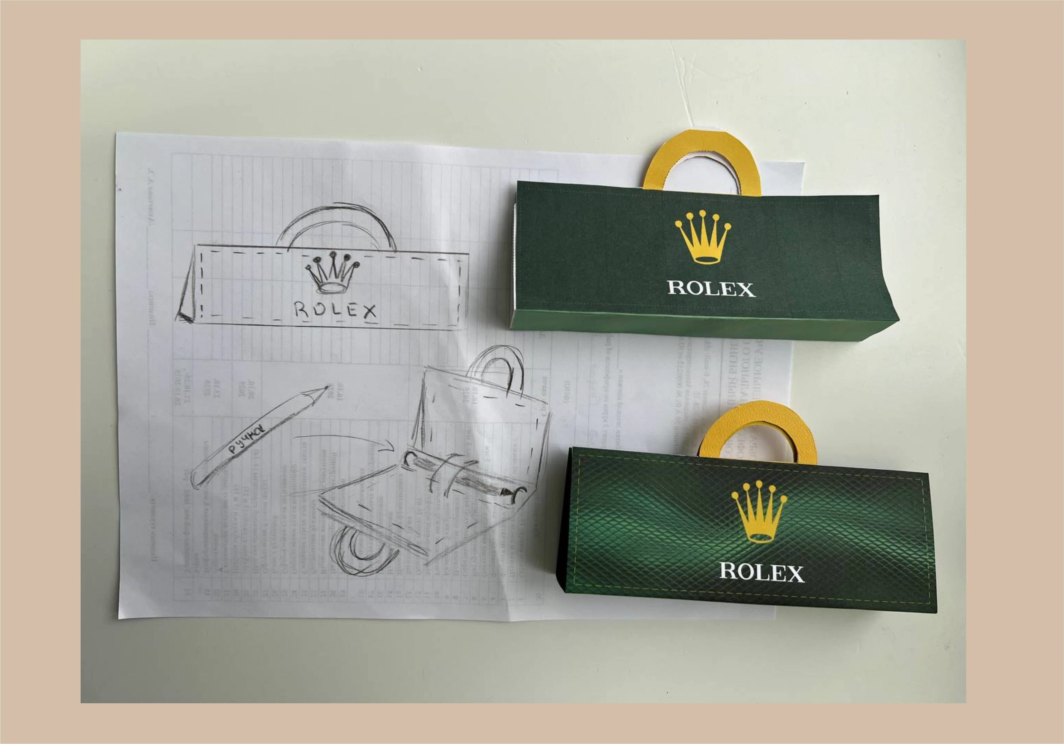 Упаковка ручки для бренда "ROLEX — Изображение №4 — Брендинг на Dprofile