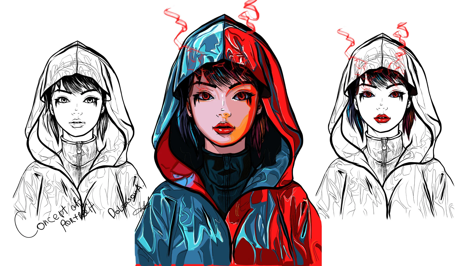 Concept portrait — Изображение №1 — Иллюстрация на Dprofile