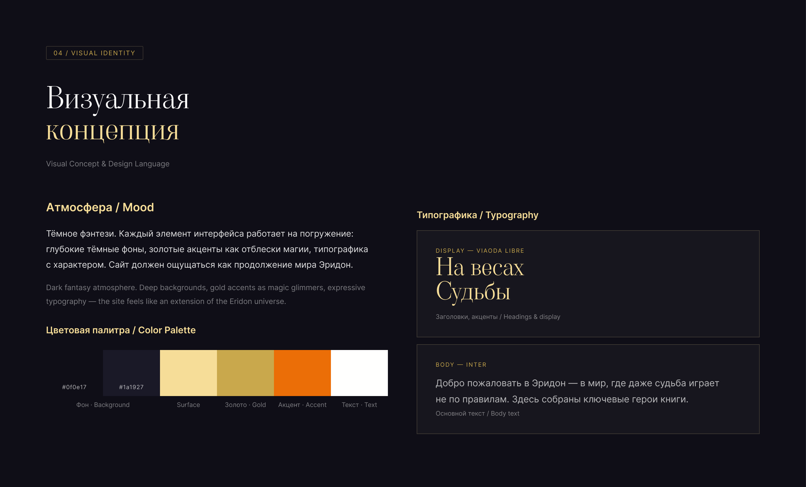 Дизайн и разработка веб-сайта для книги — Изображение №4 — Интерфейсы на Dprofile