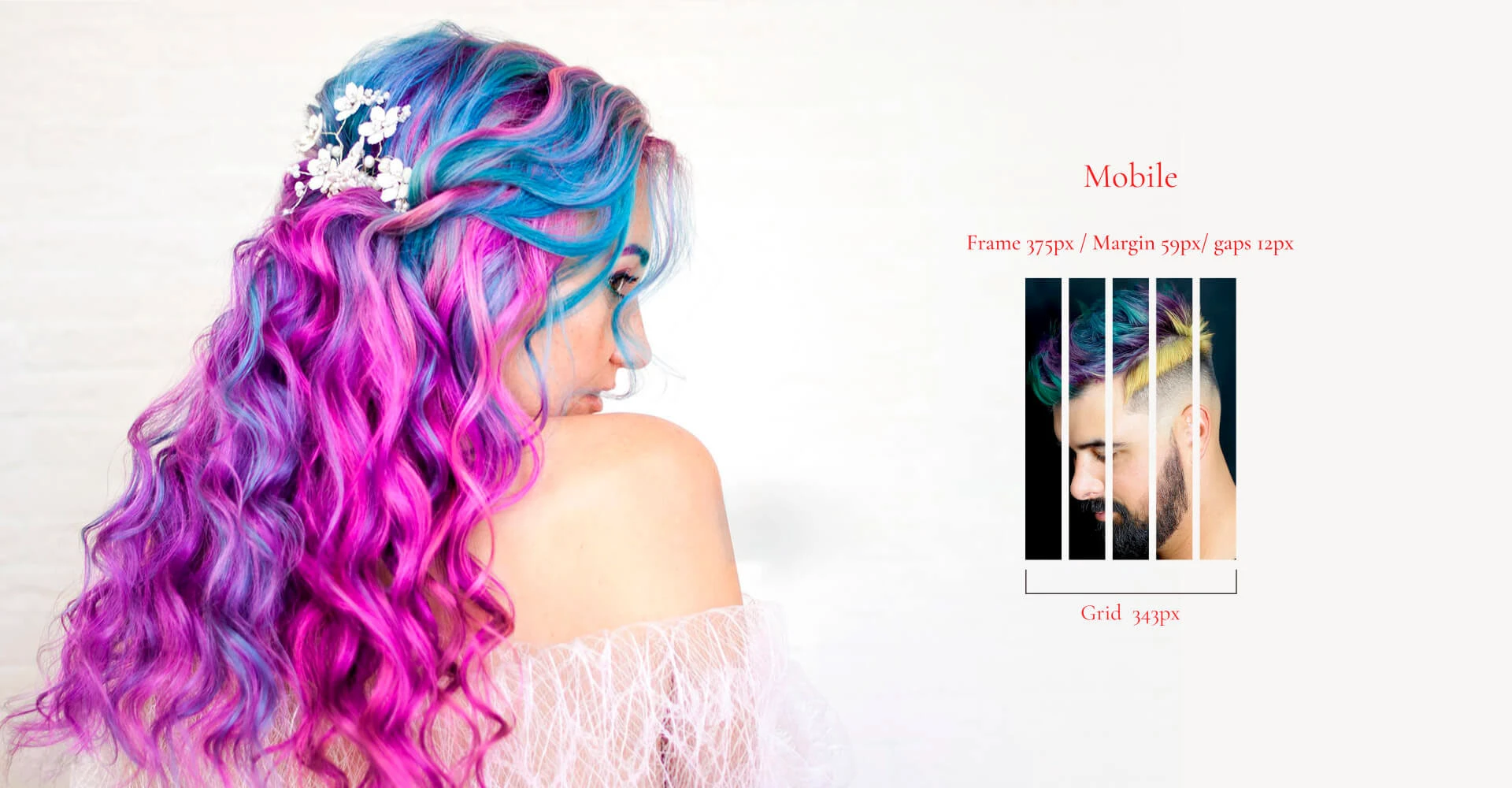 Парикмахер-колорист, сайт-визитка — Изображение №10 — Интерфейсы, Брендинг на Dprofile