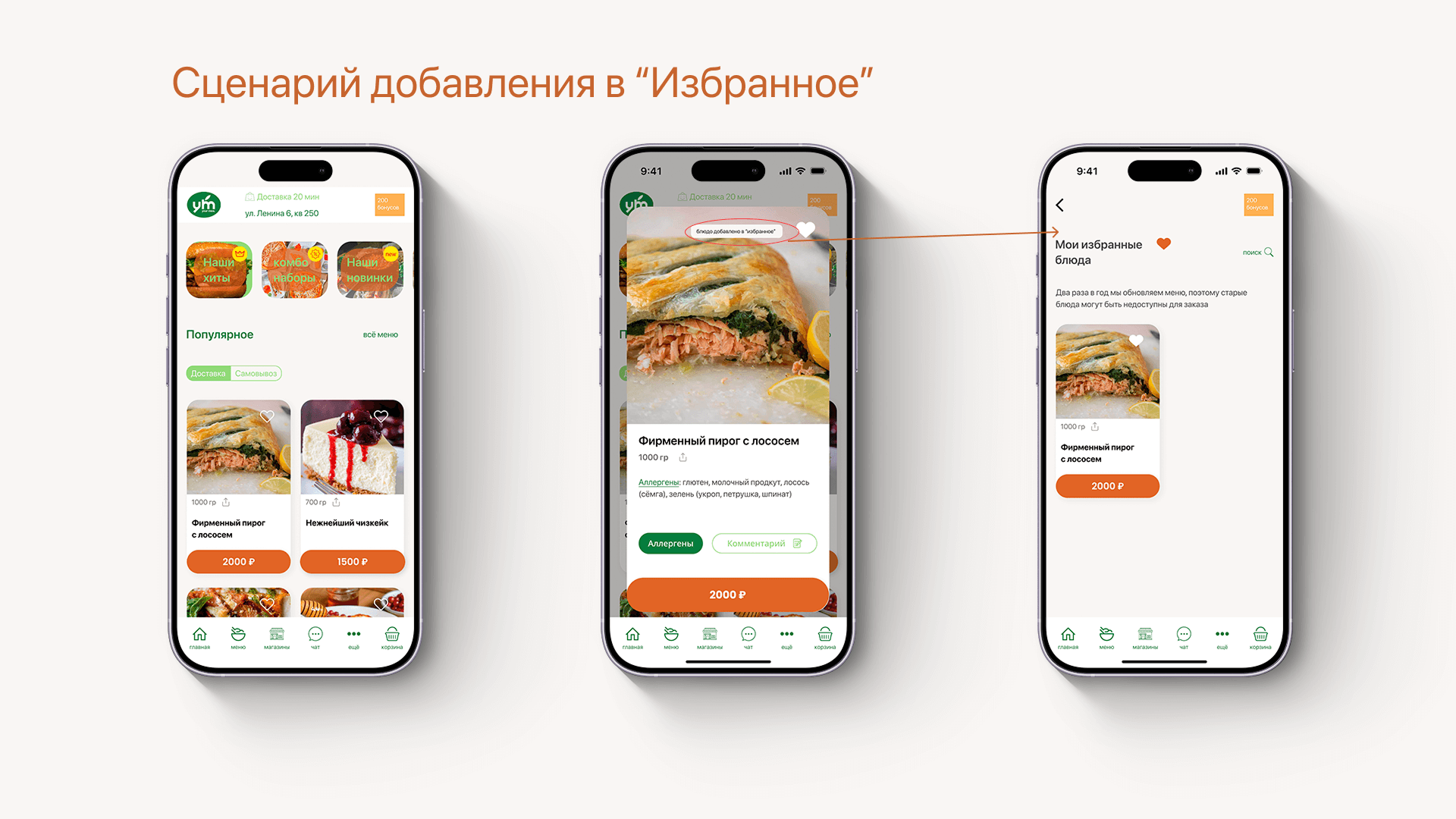 YouMeal — сервис доставки еды — Изображение №15 — Интерфейсы на Dprofile