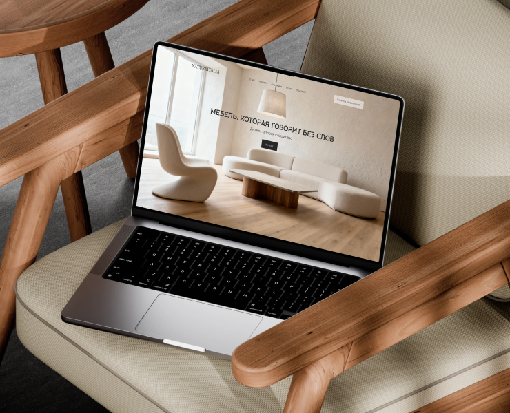 Лендинг / мебельная мастерская на Dprofile