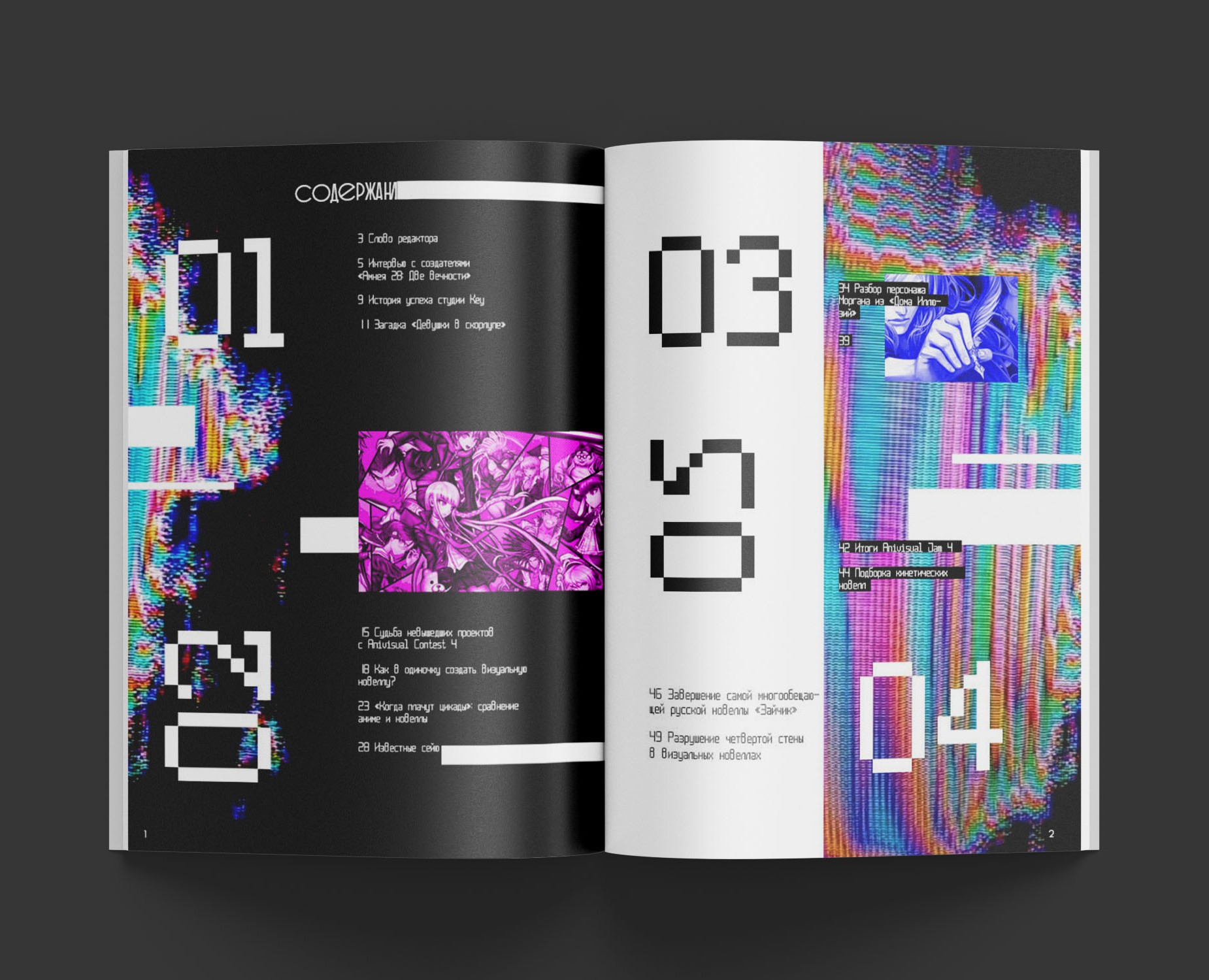 Журнал про визуальные новеллы | #ТОЛЬКО МОНИКА — Брендинг на Dprofile