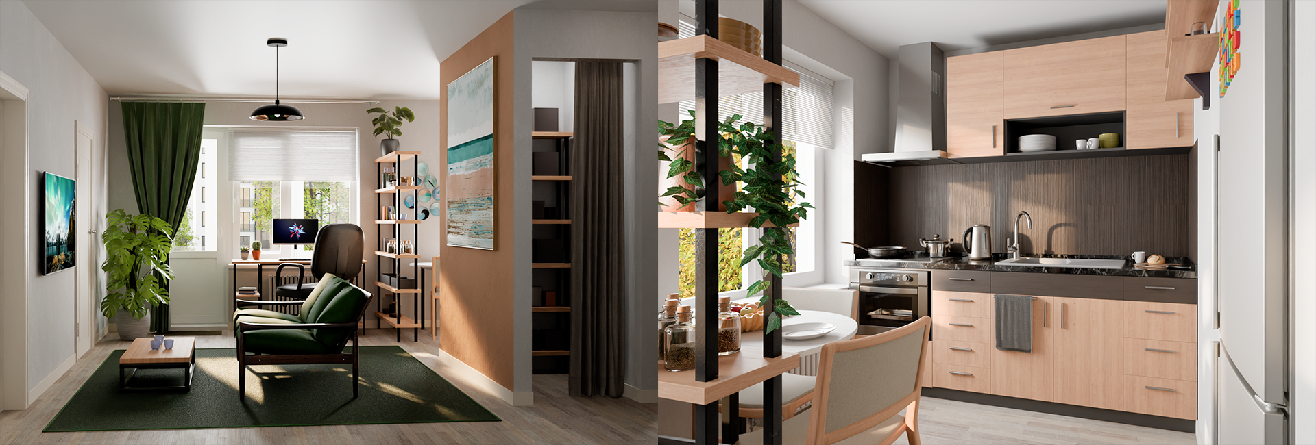 Визуализация квартиры — Изображение №2 — 3D, Архитектура на Dprofile