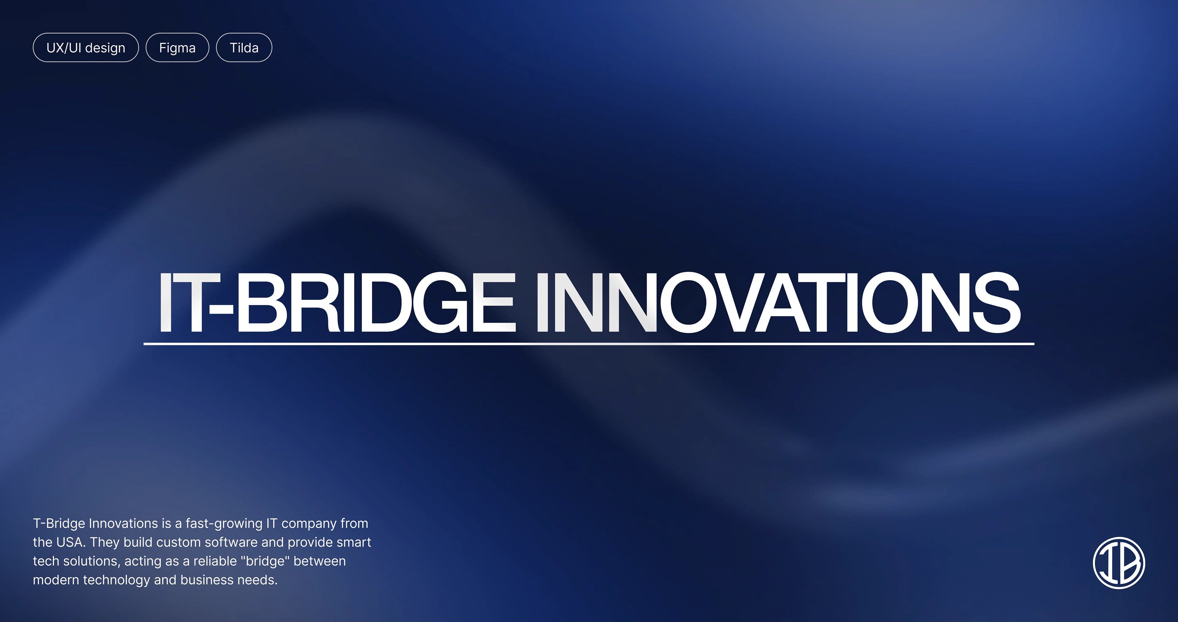 IT-Bridge | Commercial Website | UX/UI design — Изображение №1 — Интерфейсы на Dprofile