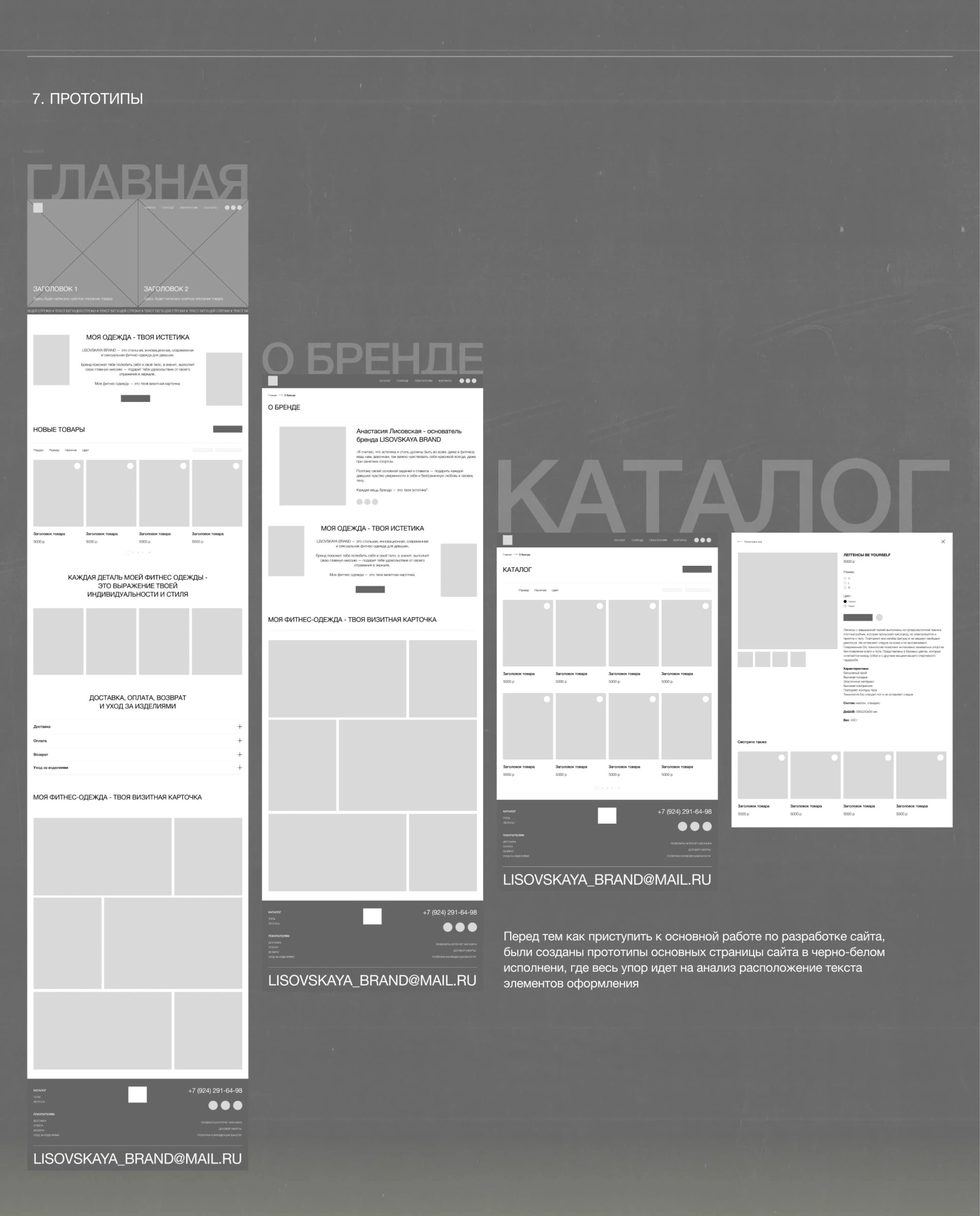 Интернет магазин женской фитнес одежды | Lisovskaya Brand — Изображение №9 — Интерфейсы на Dprofile