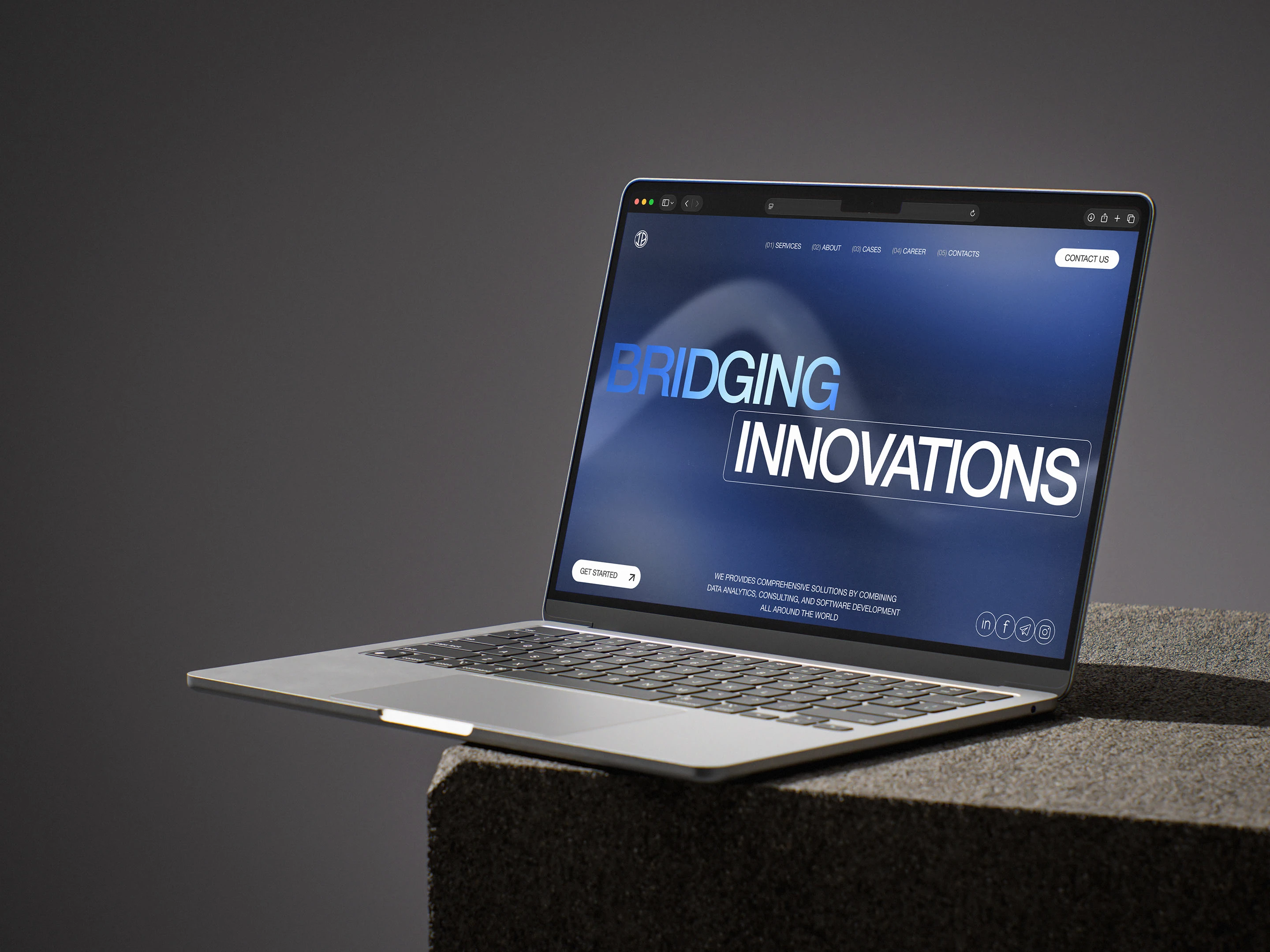 IT-Bridge | Commercial Website | UX/UI design — Изображение №7 — Интерфейсы на Dprofile