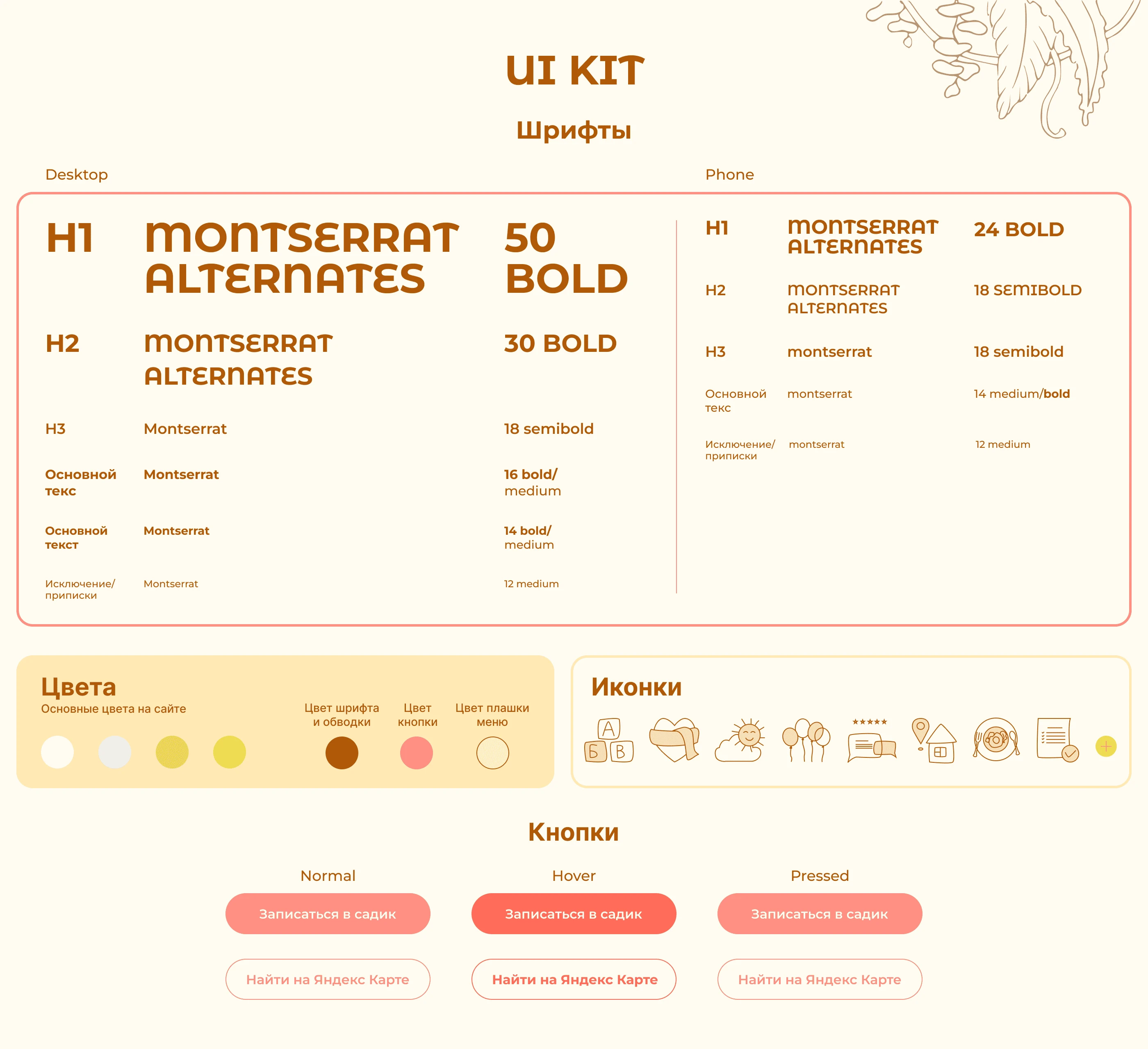 Дизайн сайта для детского клуба Лёвушка — Изображение №7 — Интерфейсы на Dprofile
