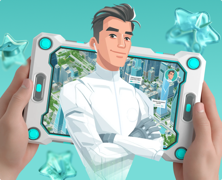 Геймифицированная платформа для врачей — Интерфейсы, Анимация на Dprofile