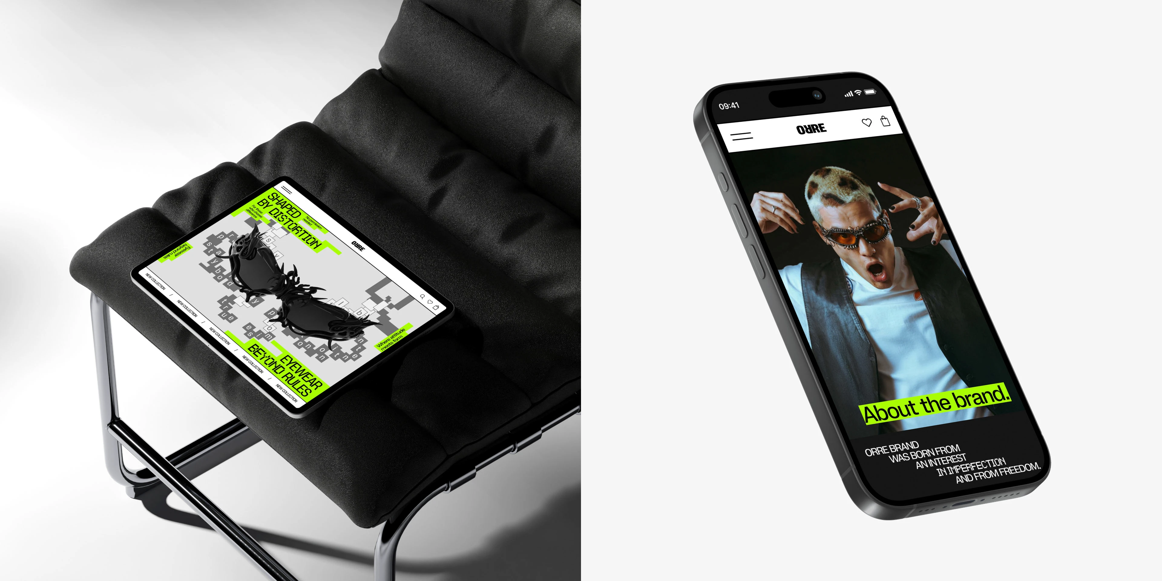 ORRE | Eyewear store | E-commerce — Изображение №2 — Интерфейсы, Брендинг на Dprofile