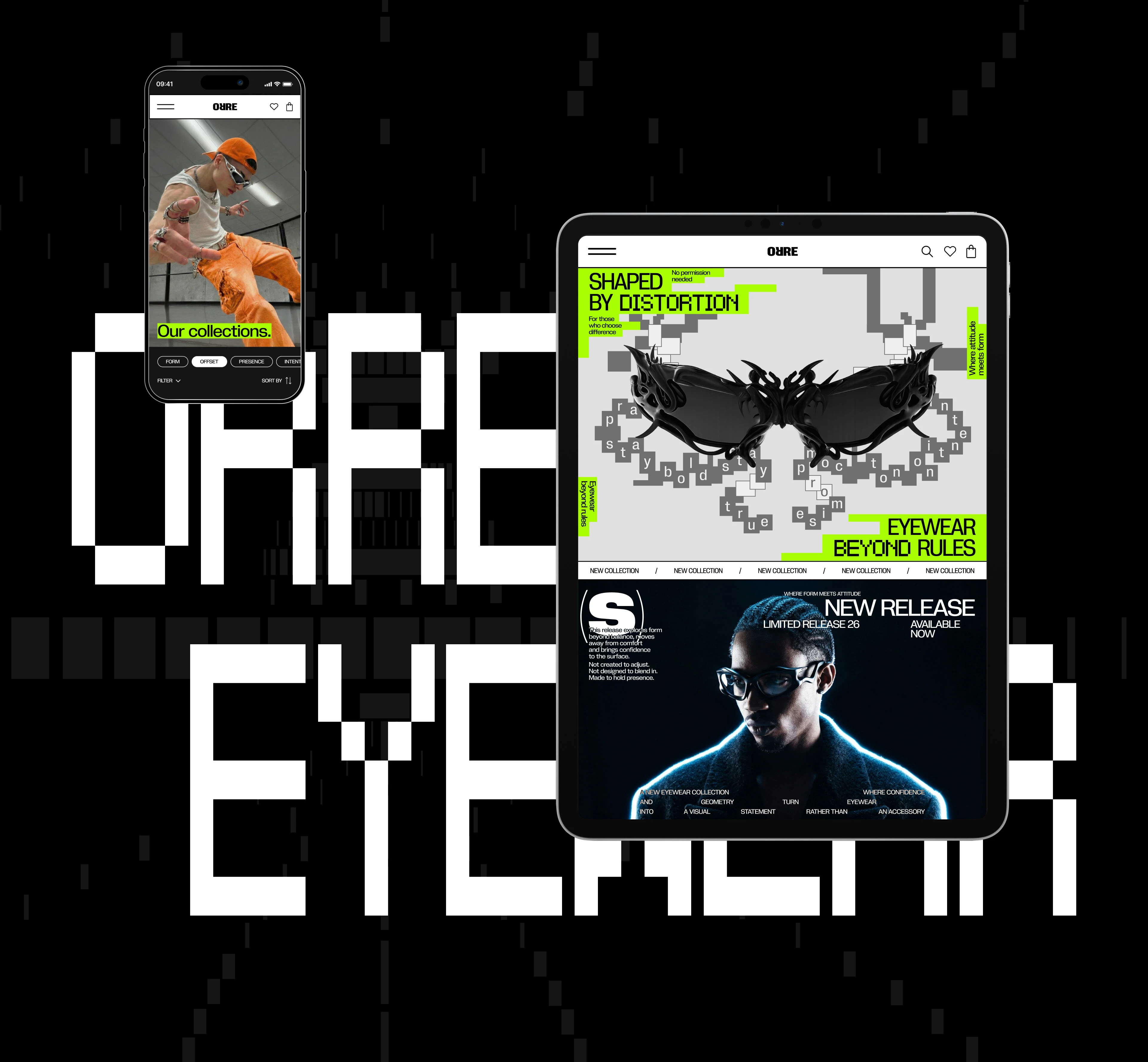 ORRE | Eyewear store | E-commerce — Изображение №12 — Интерфейсы, Брендинг на Dprofile