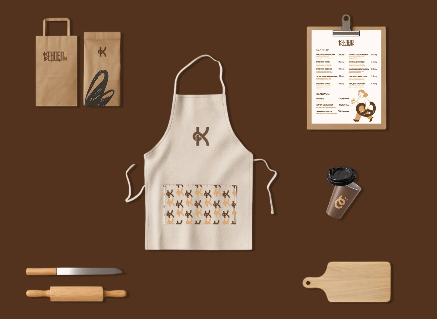 Пекарня "Кренделек" — Изображение №16 — Брендинг на Dprofile