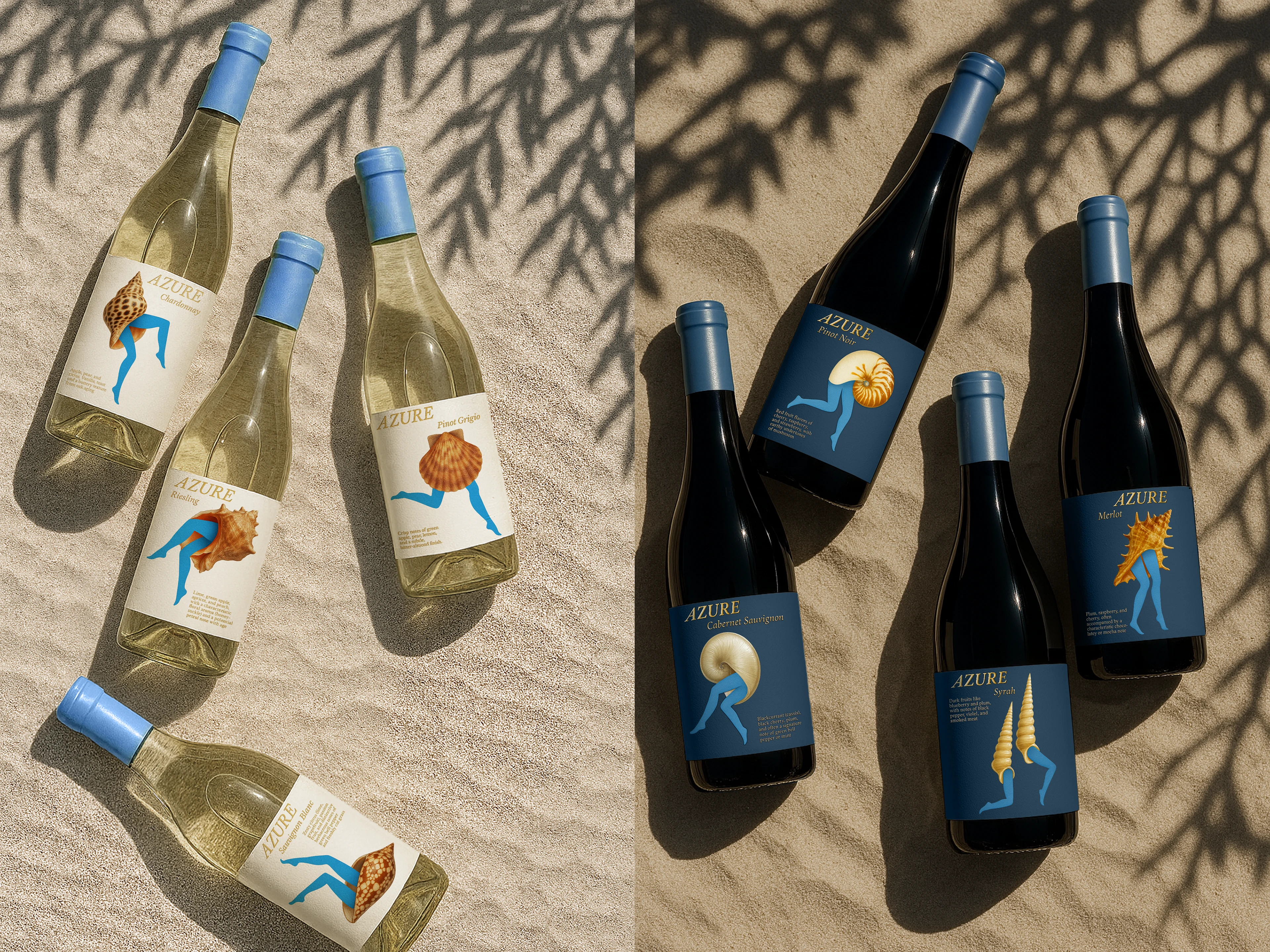 Azure wine — Изображение №10 — Брендинг, Графика на Dprofile