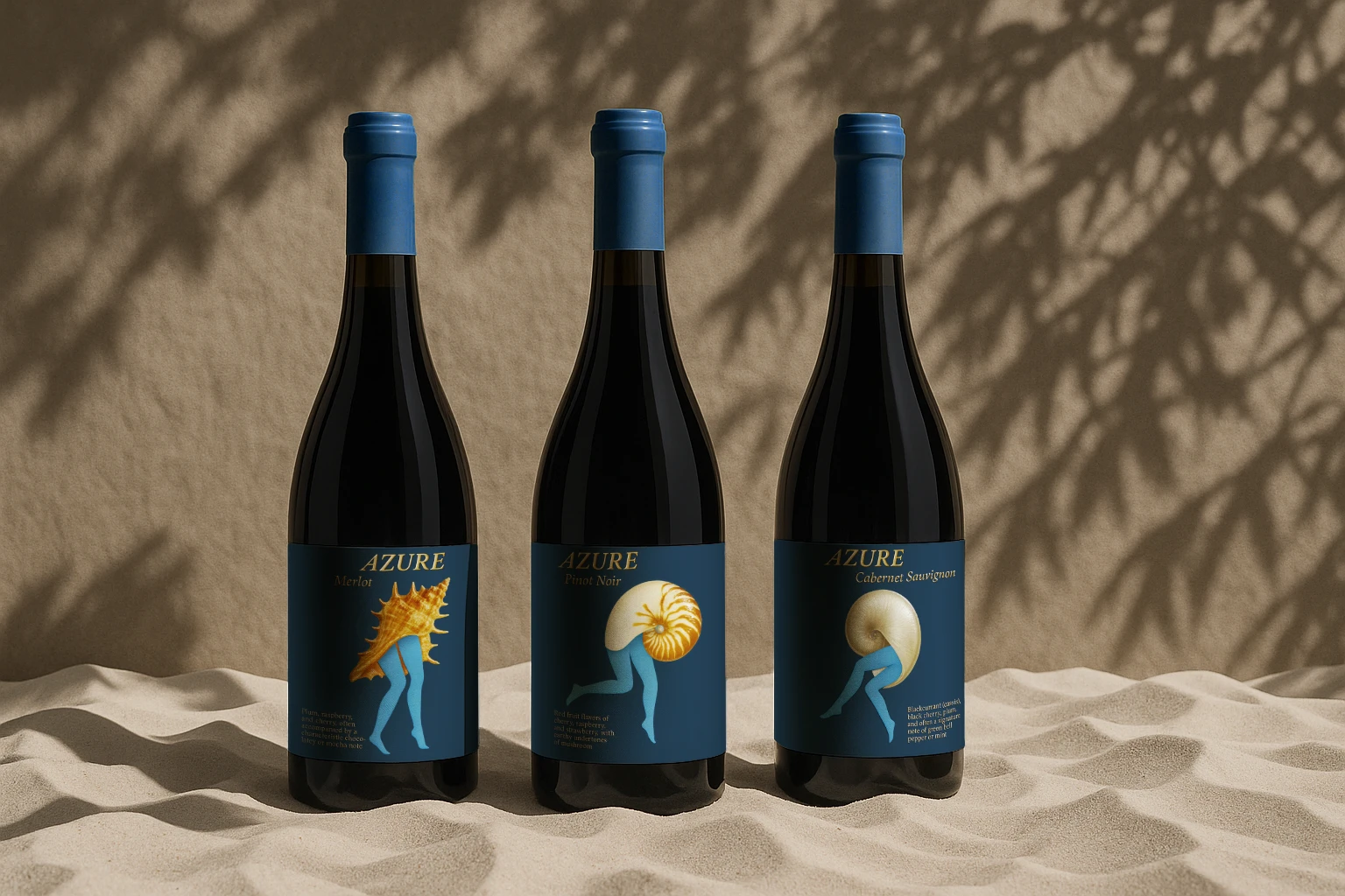 Azure wine — Изображение №2 — Брендинг, Графика на Dprofile