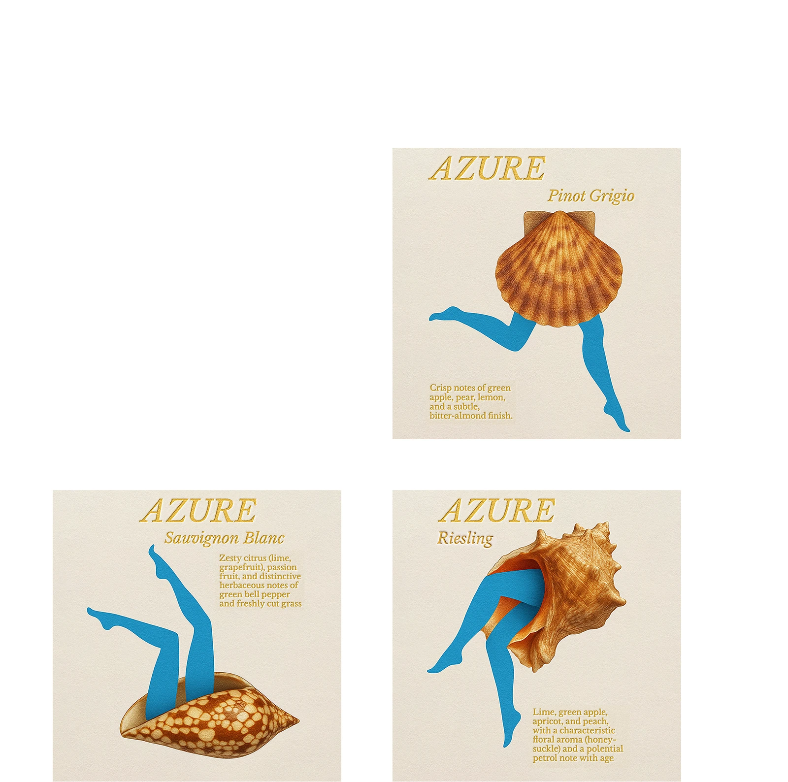 Azure wine — Изображение №7 — Брендинг, Графика на Dprofile