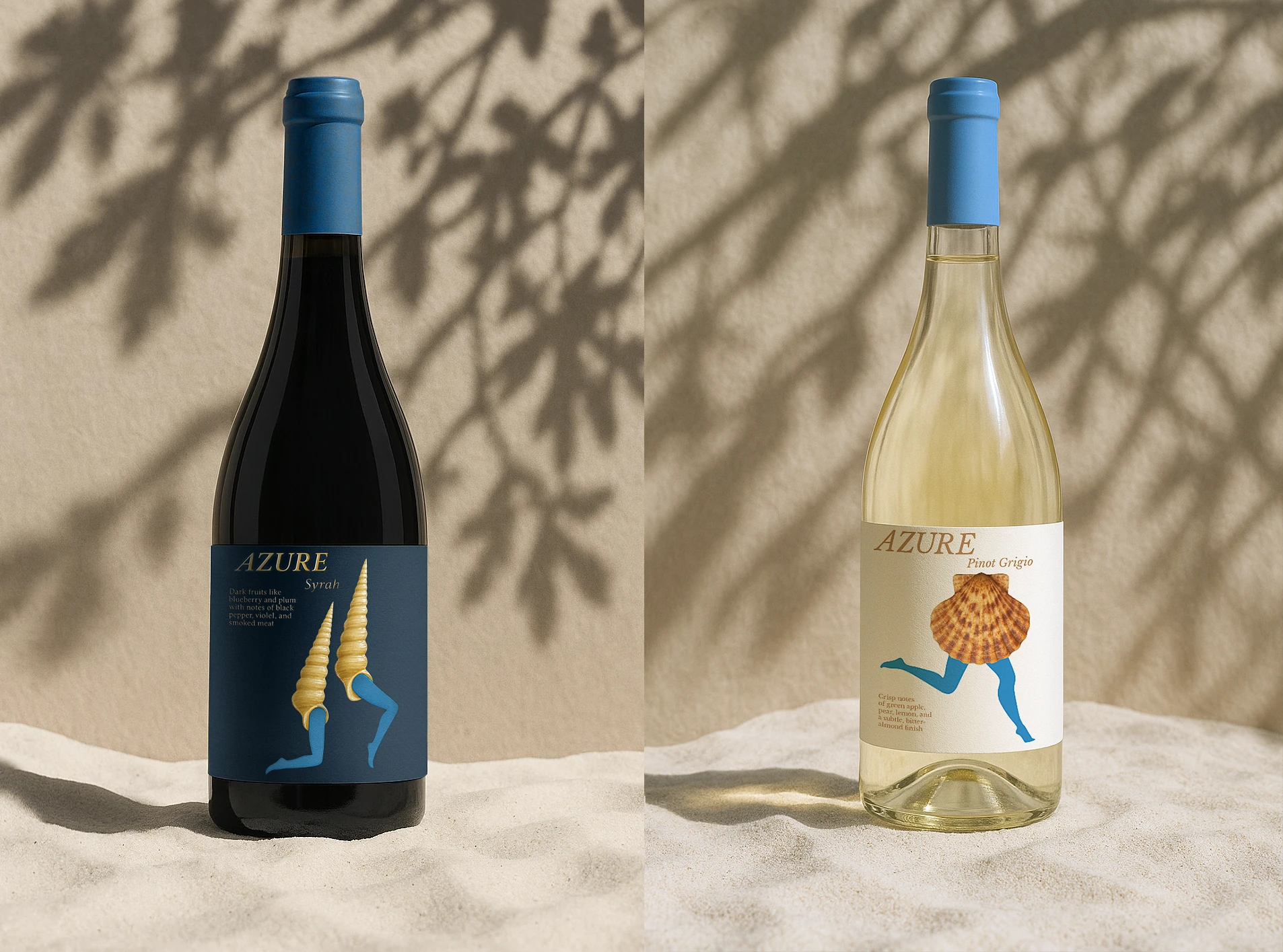 Azure wine — Изображение №6 — Брендинг, Графика на Dprofile