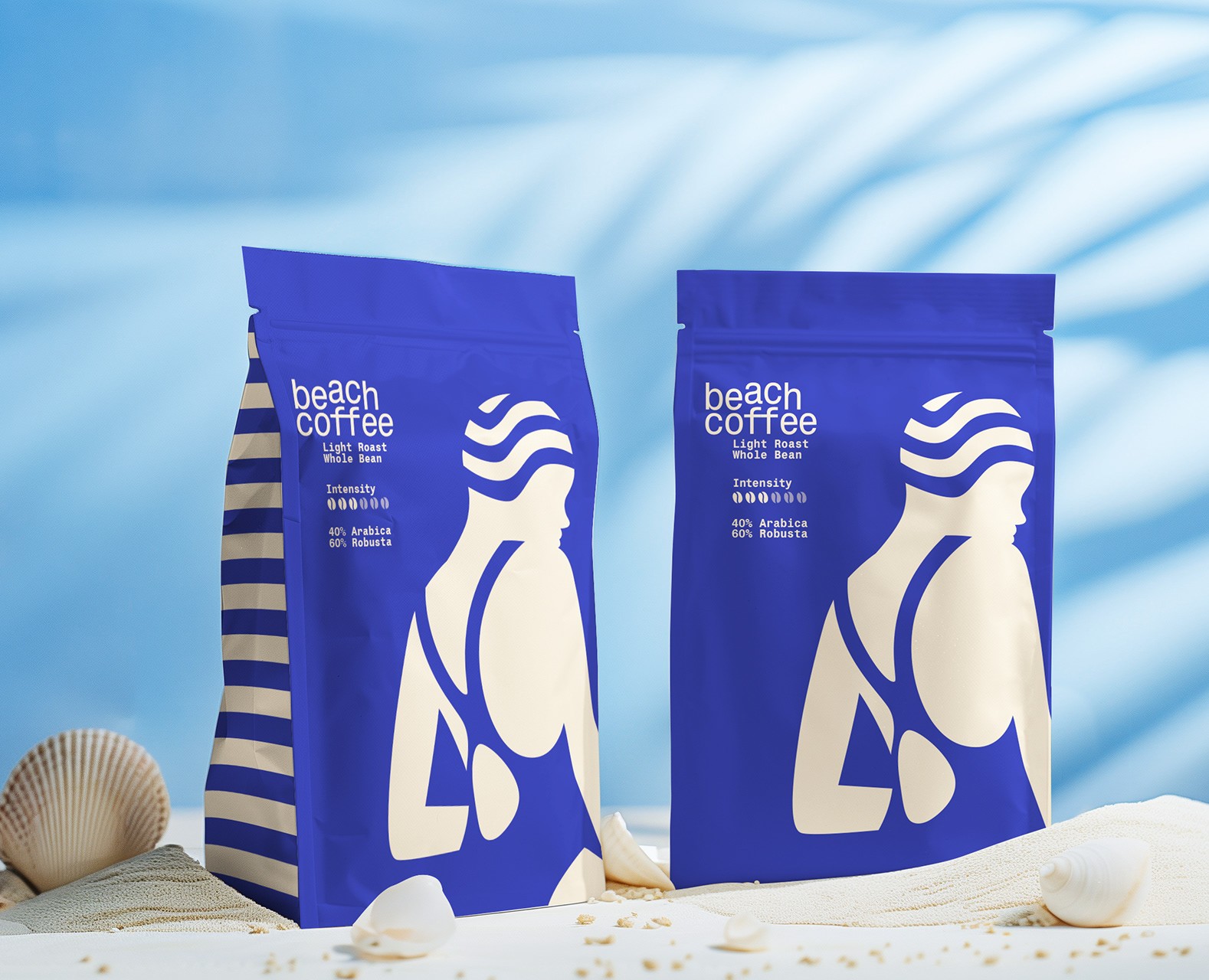 BeachCoffee — Брендинг, Иллюстрация на Dprofile