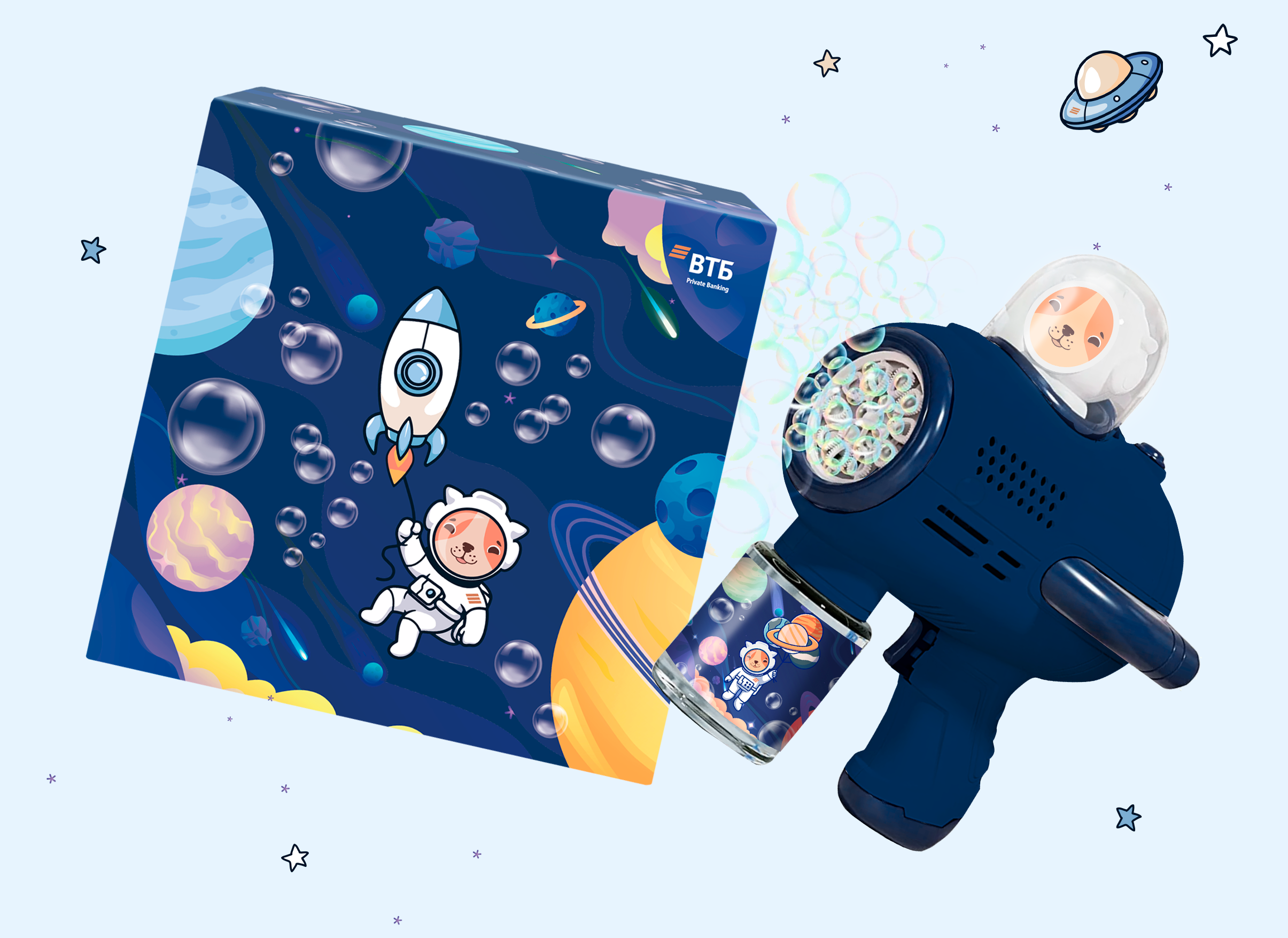 Летний привет от корги-космонавтов! — Изображение №3 — Брендинг, Иллюстрация на Dprofile