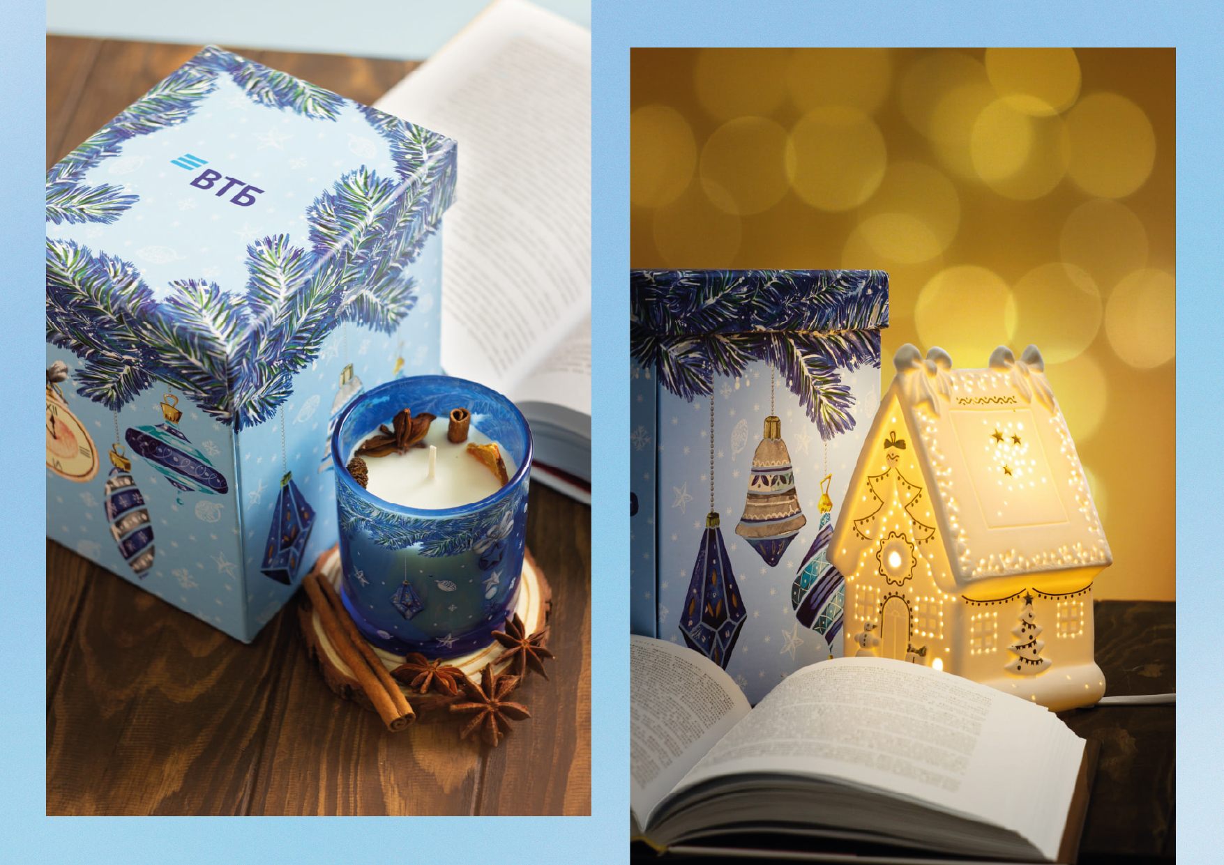 Новогодняя линейка подарков для банка ВТБ — Изображение №10 — Интерфейсы, Брендинг на Dprofile