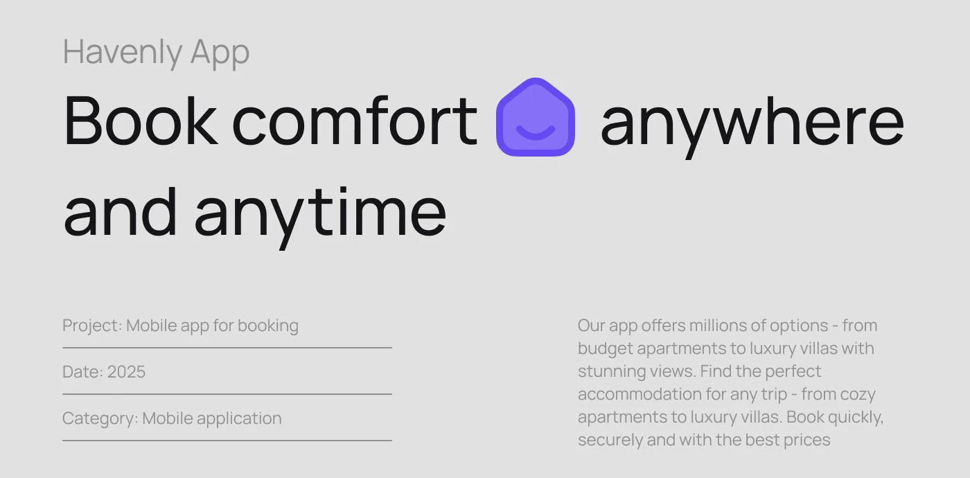 Приложение для бронирования жилья | UI/UX design — Изображение №2 — Интерфейсы на Dprofile