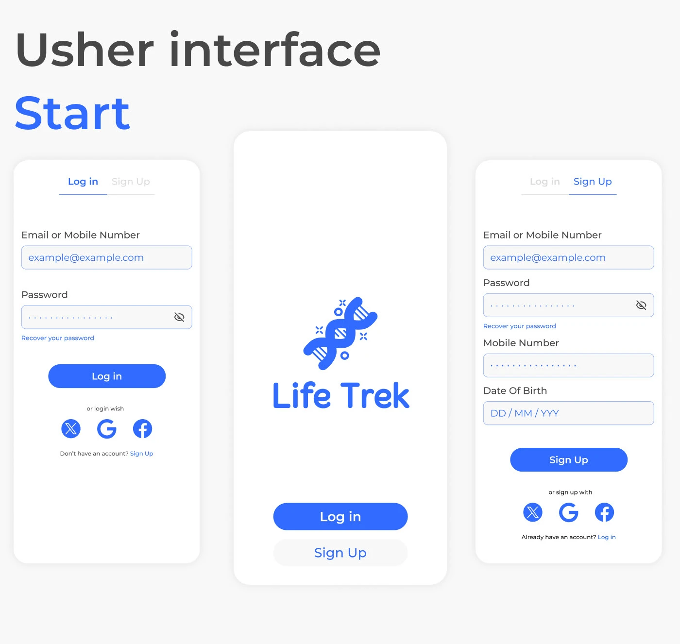 Мобильное приложение для зарубежной клиники | UI/UX design — Изображение №5 — Интерфейсы на Dprofile