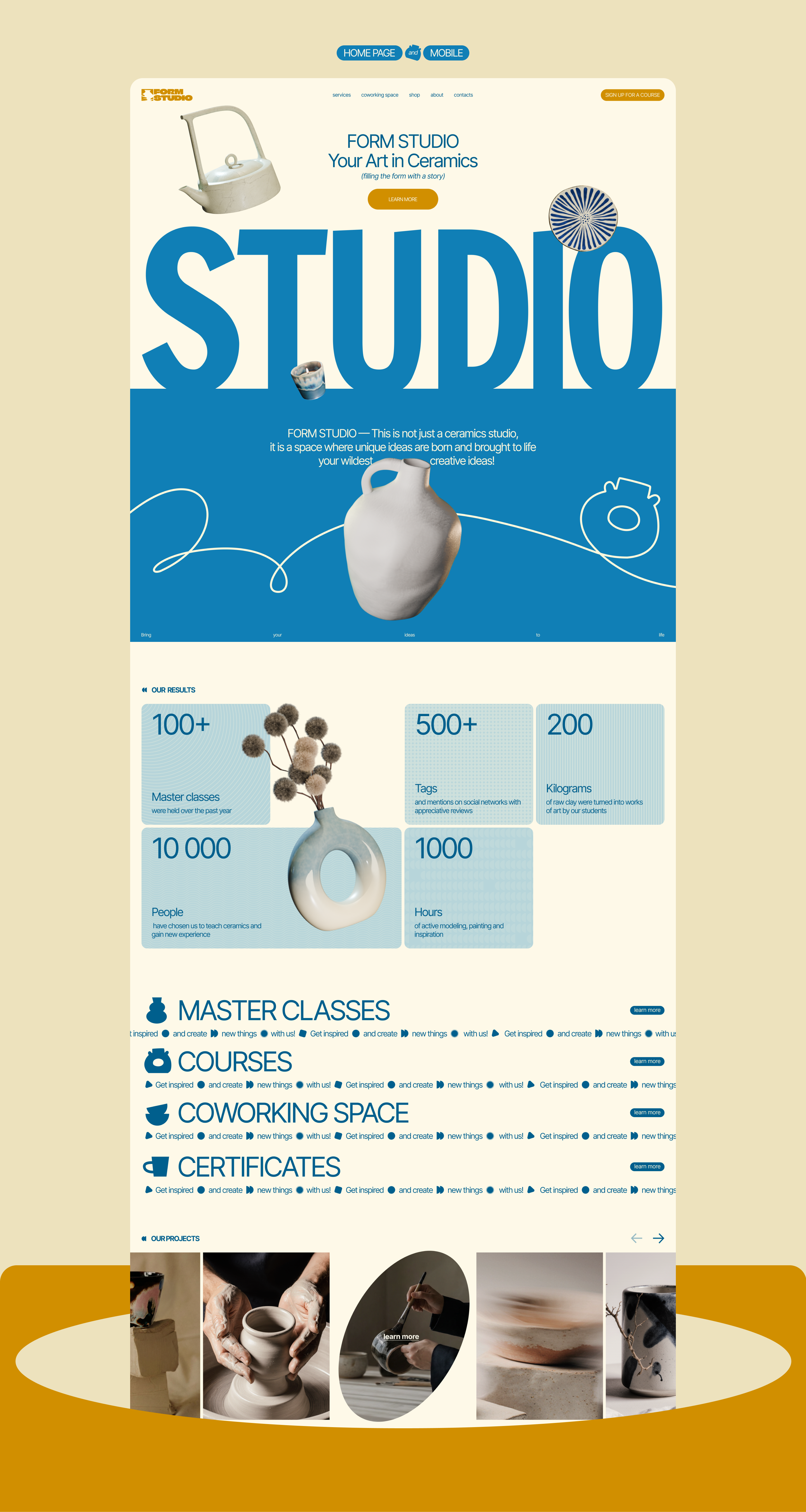 FORM STUDIO | Corporate Website — Изображение №3 — Интерфейсы на Dprofile