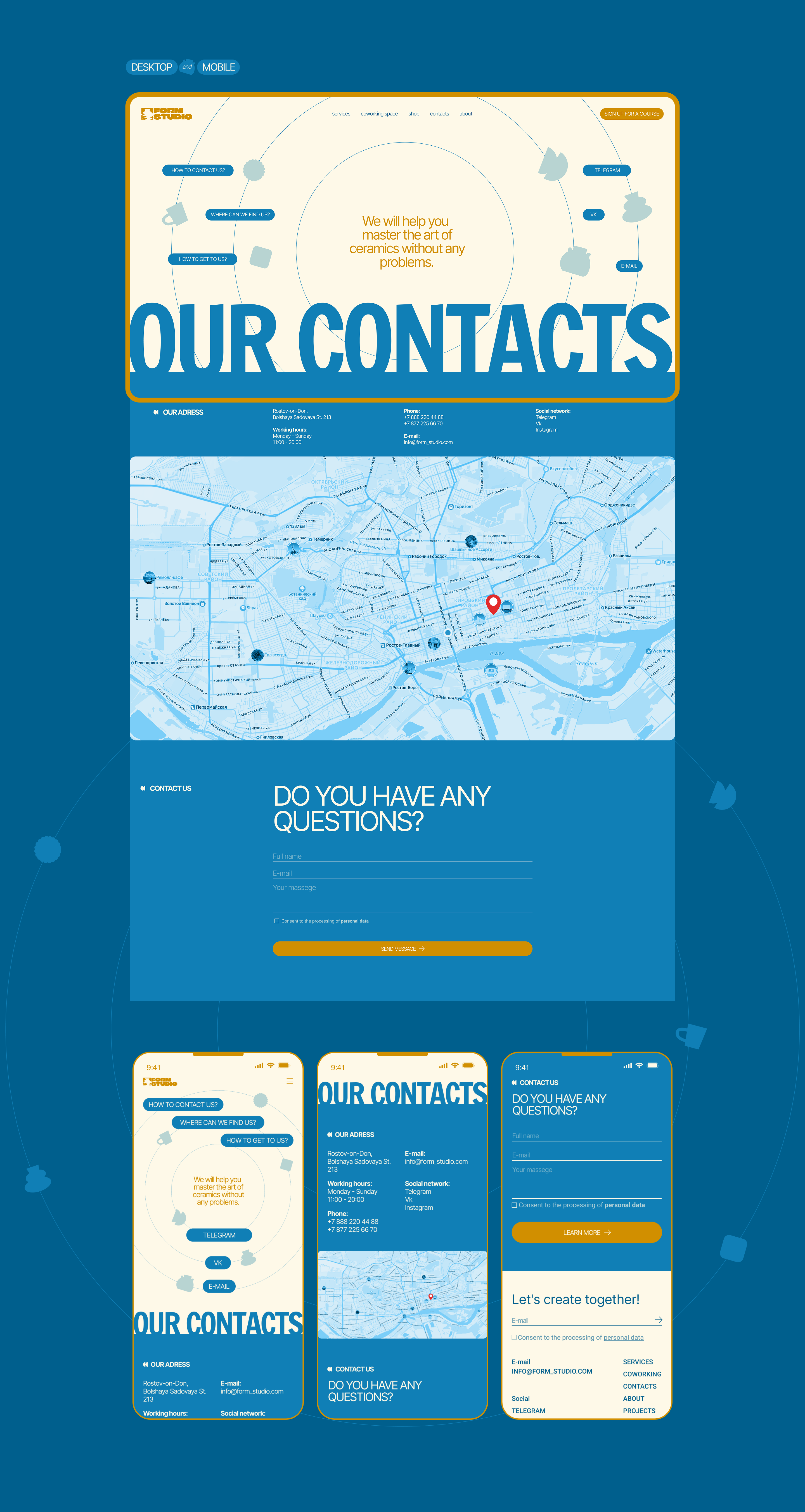 FORM STUDIO | Corporate Website — Изображение №15 — Интерфейсы на Dprofile