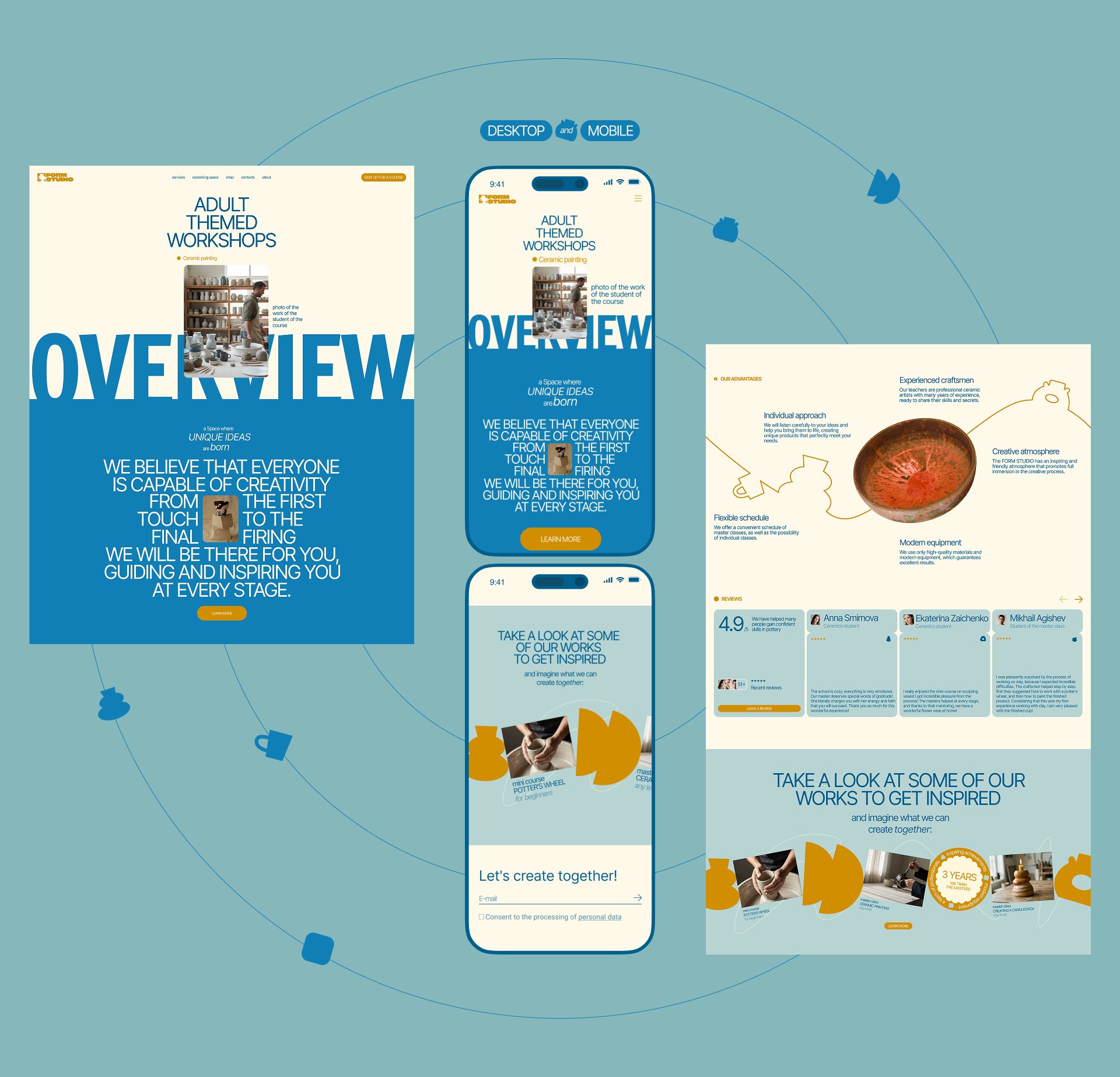 FORM STUDIO | Corporate Website — Изображение №8 — Интерфейсы на Dprofile
