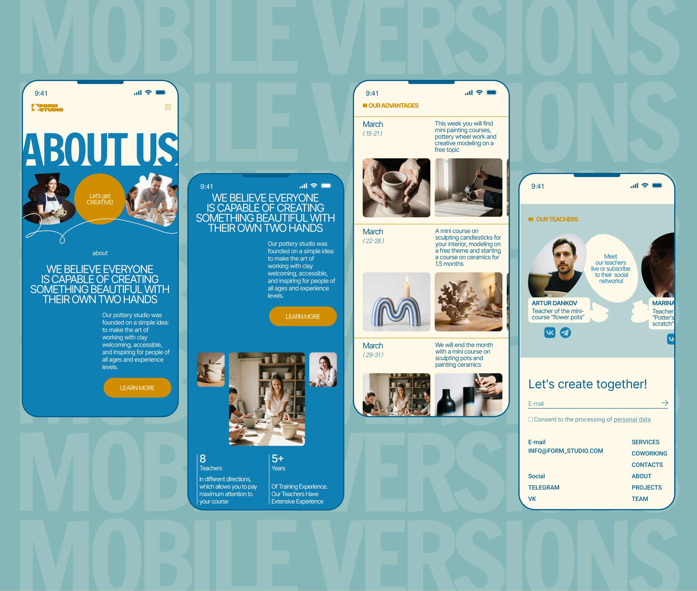 FORM STUDIO | Corporate Website — Изображение №13 — Интерфейсы на Dprofile