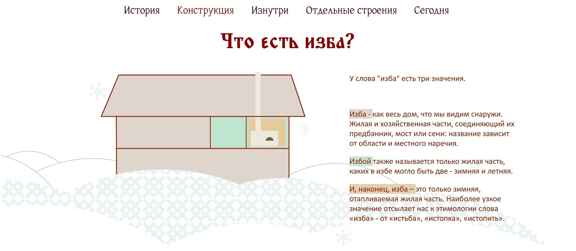 Русская северная изба — Изображение №7 — Интерфейсы, Графика на Dprofile